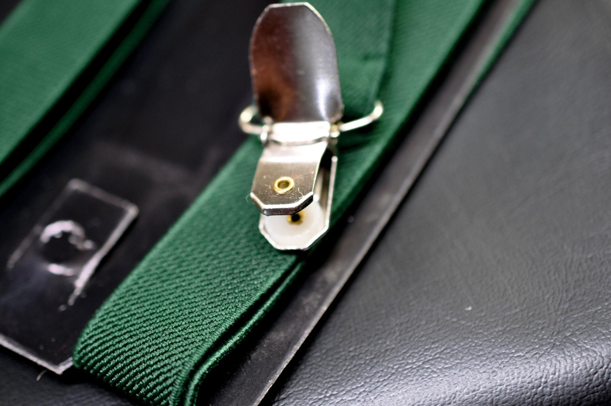 Emerald Green Bottle Green 25MM Elastic Y-Back Suspenders Braces Quality Silver Clips Men Adult / Youth / Kids Boy /Toddler Baby Infant