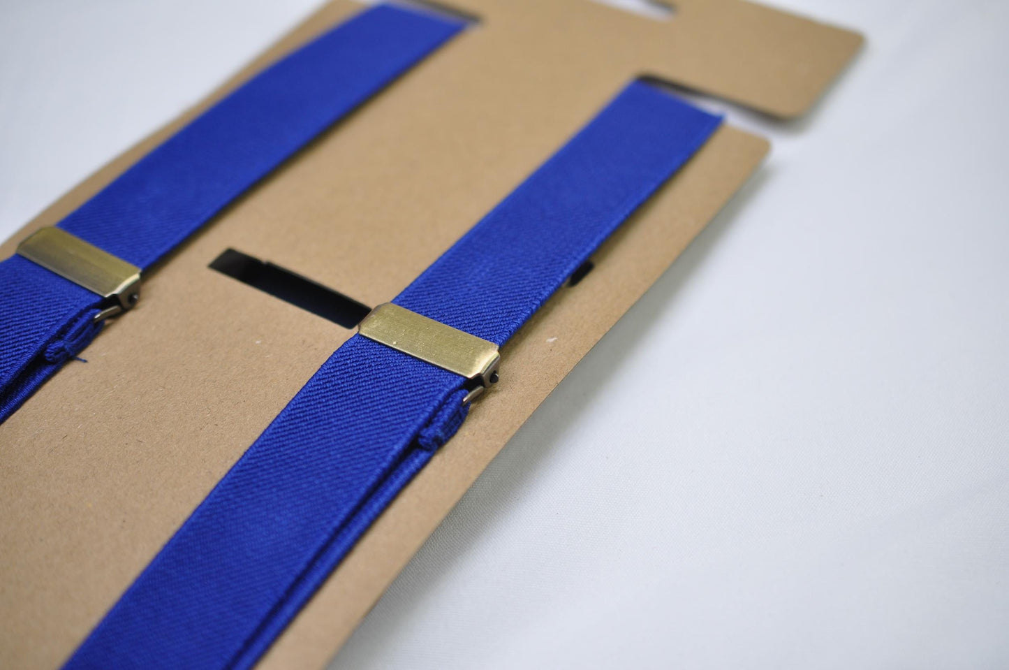 Royal Blue Indigo Bow tie + Elastic Suspenders Braces + Pocket Square Hanky Handkerchief for Men / Youth / Boys Kids / Baby Infant