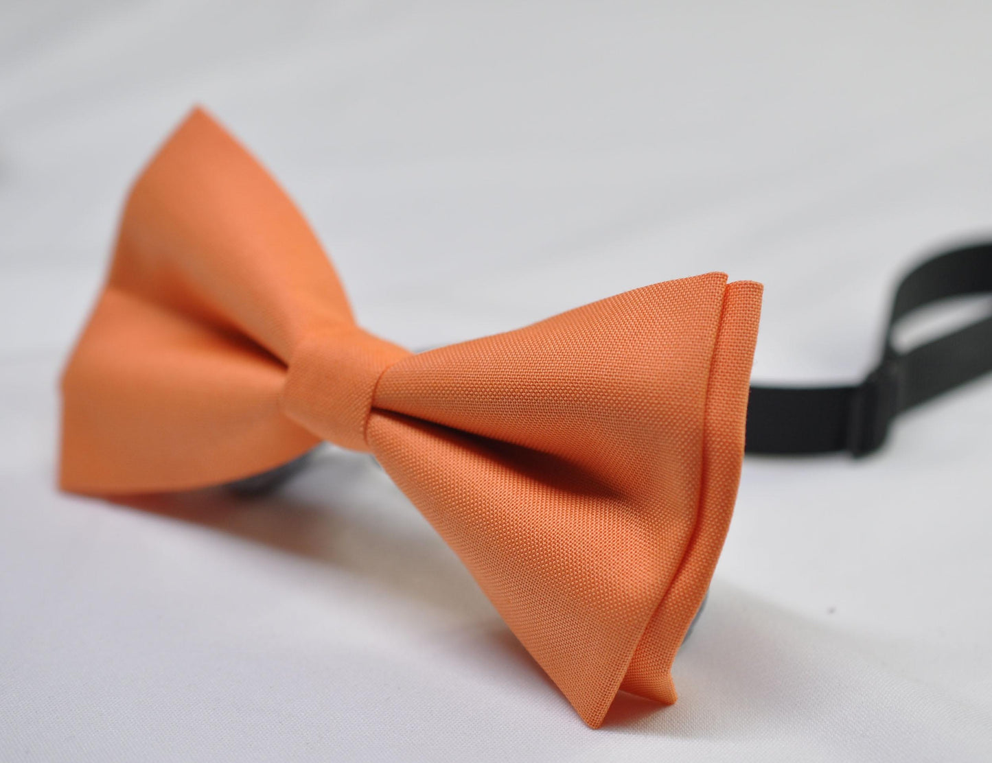 Coral Orange Cotton Pre tied Bow tie Bowtie for Men Adult / Youth Teenage / Boy Kids / Baby Infant