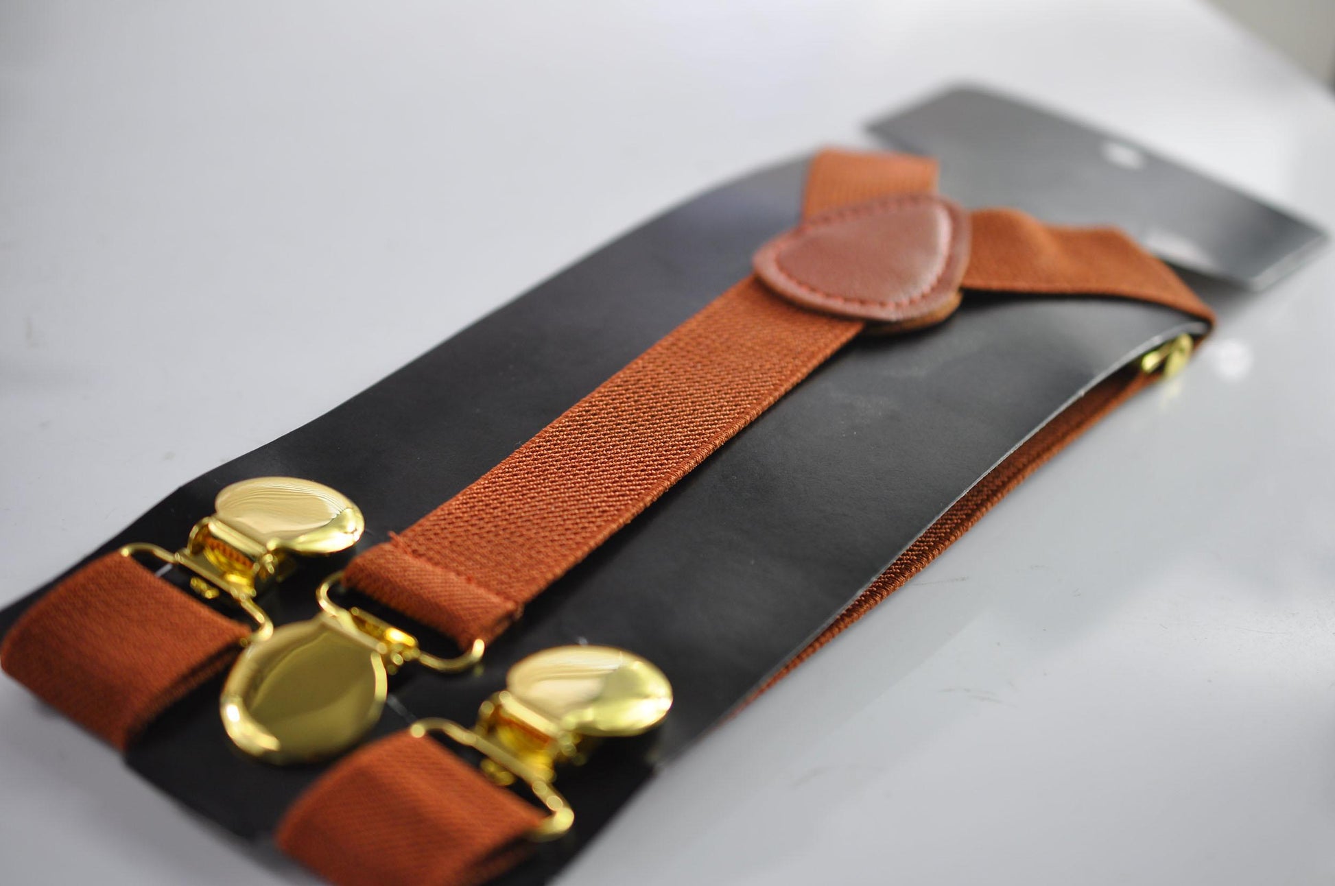 Black and Burnt Orange Linen Bow tie Bowtie + Burnt Orange Suspenders Braces Men / Youth / Boys Kids / Baby Infant Toddler