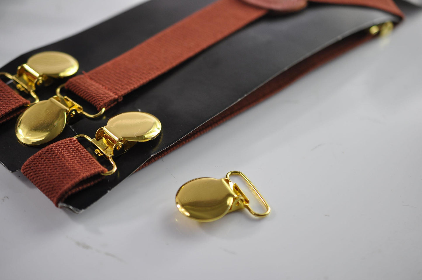 Black and Burnt Orange Linen Bow tie Bowtie + Burnt Orange Suspenders Braces Men / Youth / Boys Kids / Baby Infant Toddler
