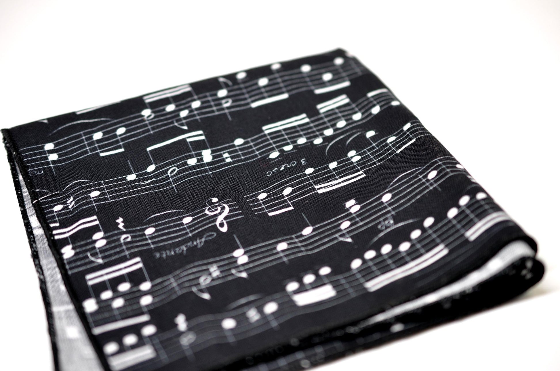 Black White Sheet Music Notes Bow Tie Bowtie +Pocket Squares Hanky Handkerchief Baby Infant Toddler/ Page Boy Kids Toddler /Youth / Adult