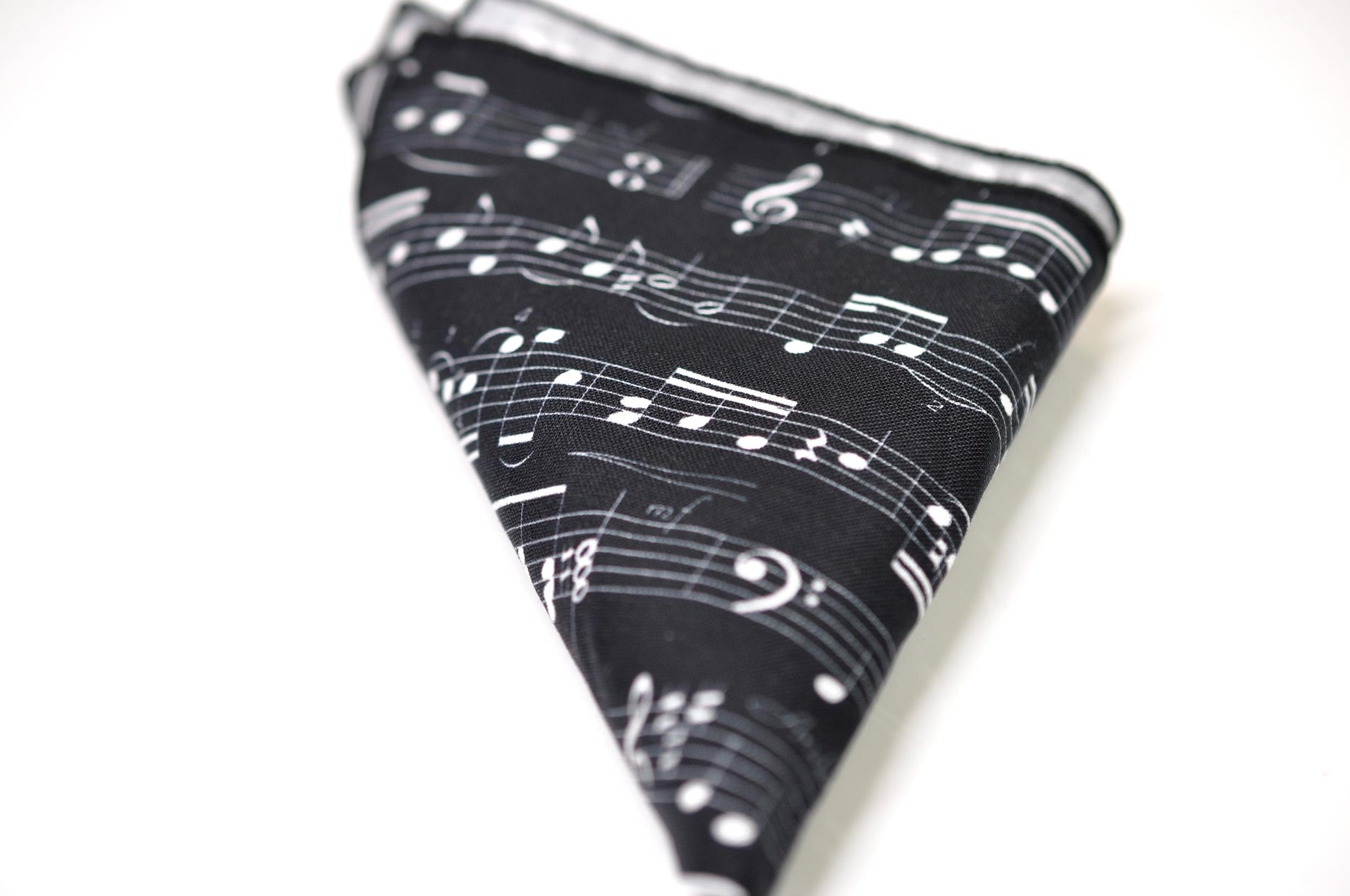 Black White Sheet Music Notes Bow Tie Bowtie +Pocket Squares Hanky Handkerchief Baby Infant Toddler/ Page Boy Kids Toddler /Youth / Adult