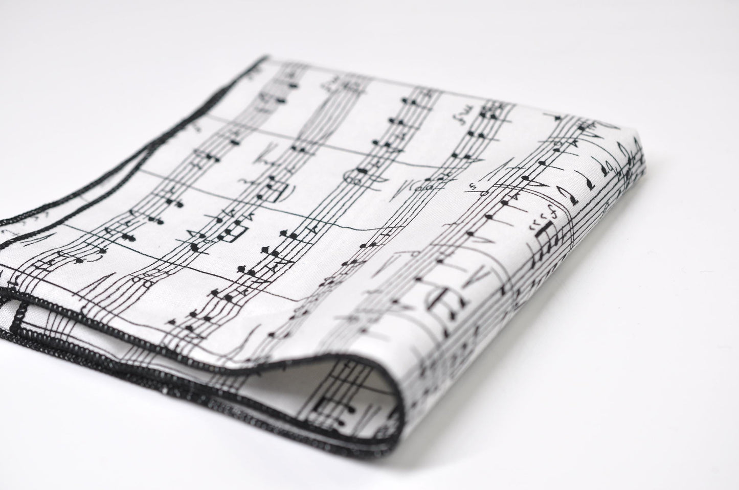 Black White Sheet Music Notes Bow Tie Bowtie +Pocket Squares Hanky Handkerchief Baby Infant Toddler/ Page Boy Kids Toddler /Youth / Adult