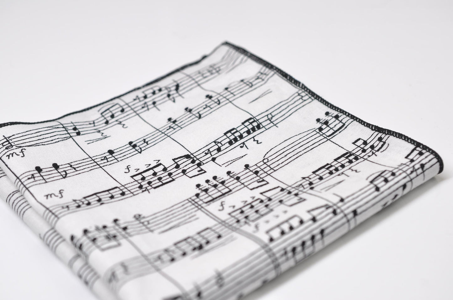 Black White Sheet Music Notes Bow Tie Bowtie +Pocket Squares Hanky Handkerchief Baby Infant Toddler/ Page Boy Kids Toddler /Youth / Adult