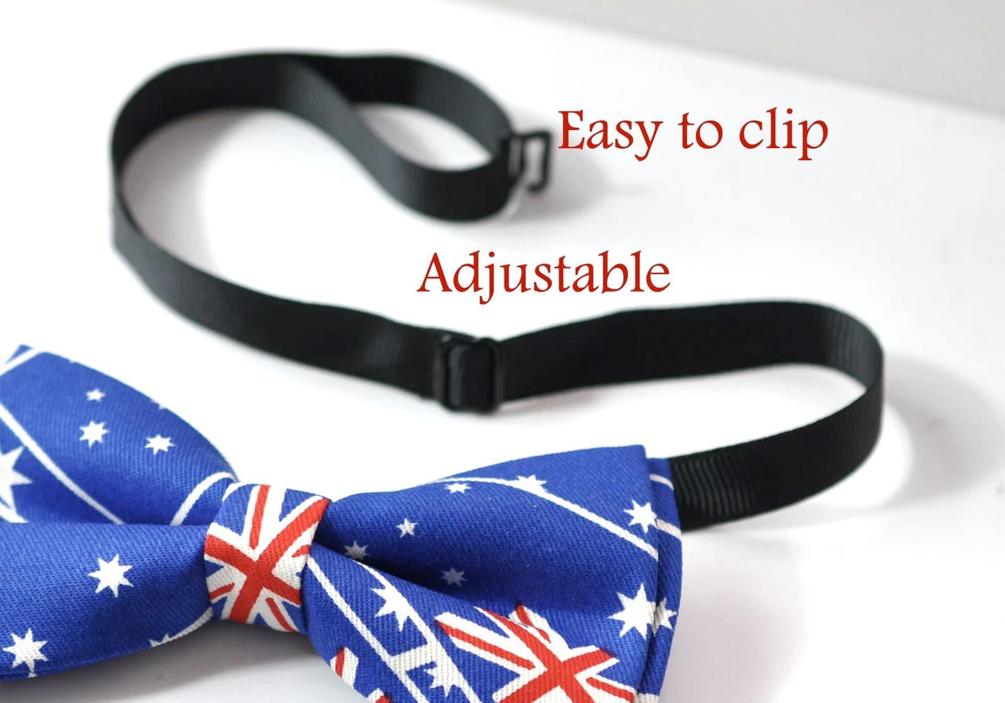 Australia National Flag AUSSIE Bow tie Bowtie + pocket Square Hanky Handkerchief Wedding for Men / Youth / Boys Kids / Baby Infant Toddler