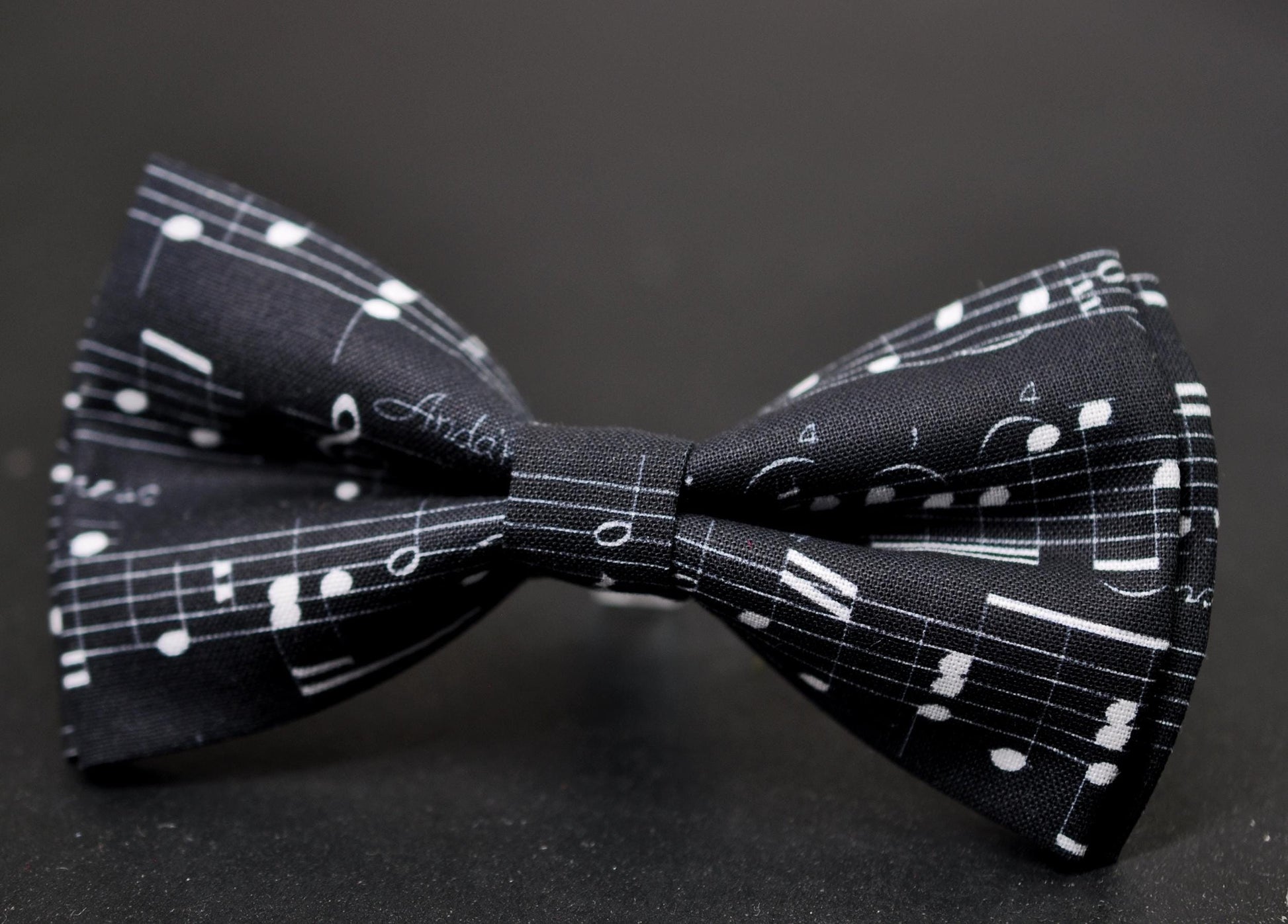 Black White Sheet Music Notes Bow Tie Bowtie +Pocket Squares Hanky Handkerchief Baby Infant Toddler/ Page Boy Kids Toddler /Youth / Adult