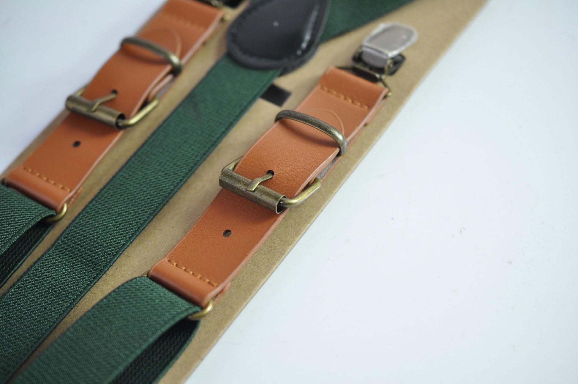 Emerald Green and Coral Orange Bow tie Bowtie + Green Suspenders Braces + Pocket Squares for Men / Youth/ Boys Kids / Baby Infant Toddler