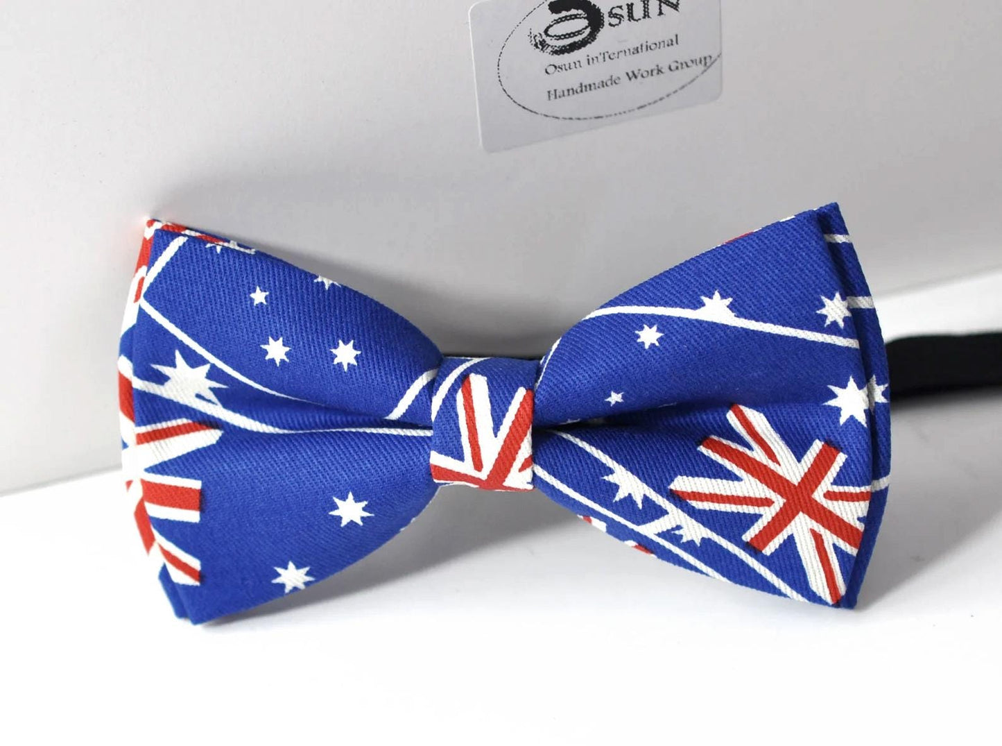 Australia National Flag AUSSIE Bow tie Bowtie + pocket Square Hanky Handkerchief Wedding for Men / Youth / Boys Kids / Baby Infant Toddler