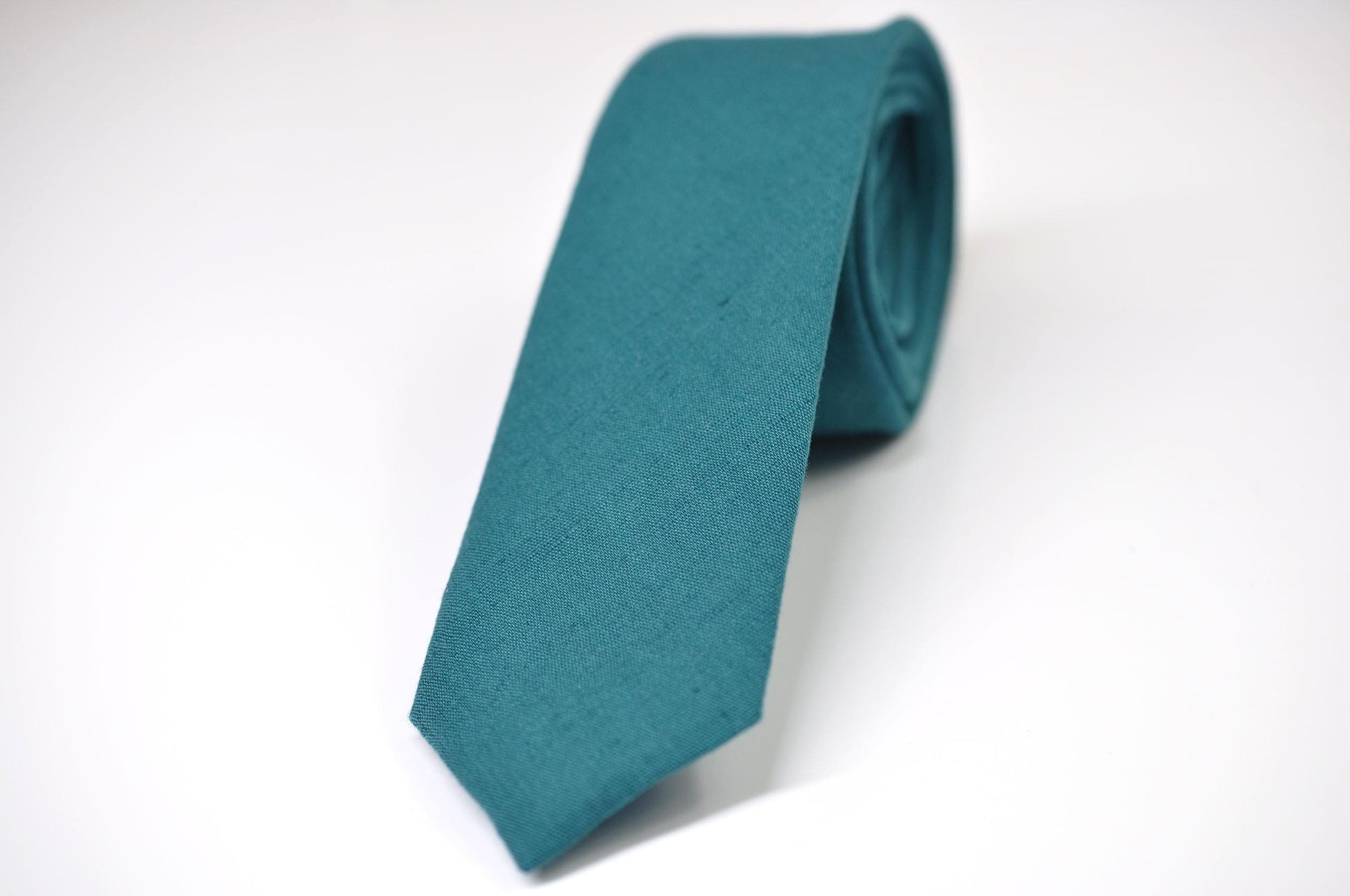 Men Women Unisex Teal blue skinny Neck tie Necktie + Elastic Braces Suspenders