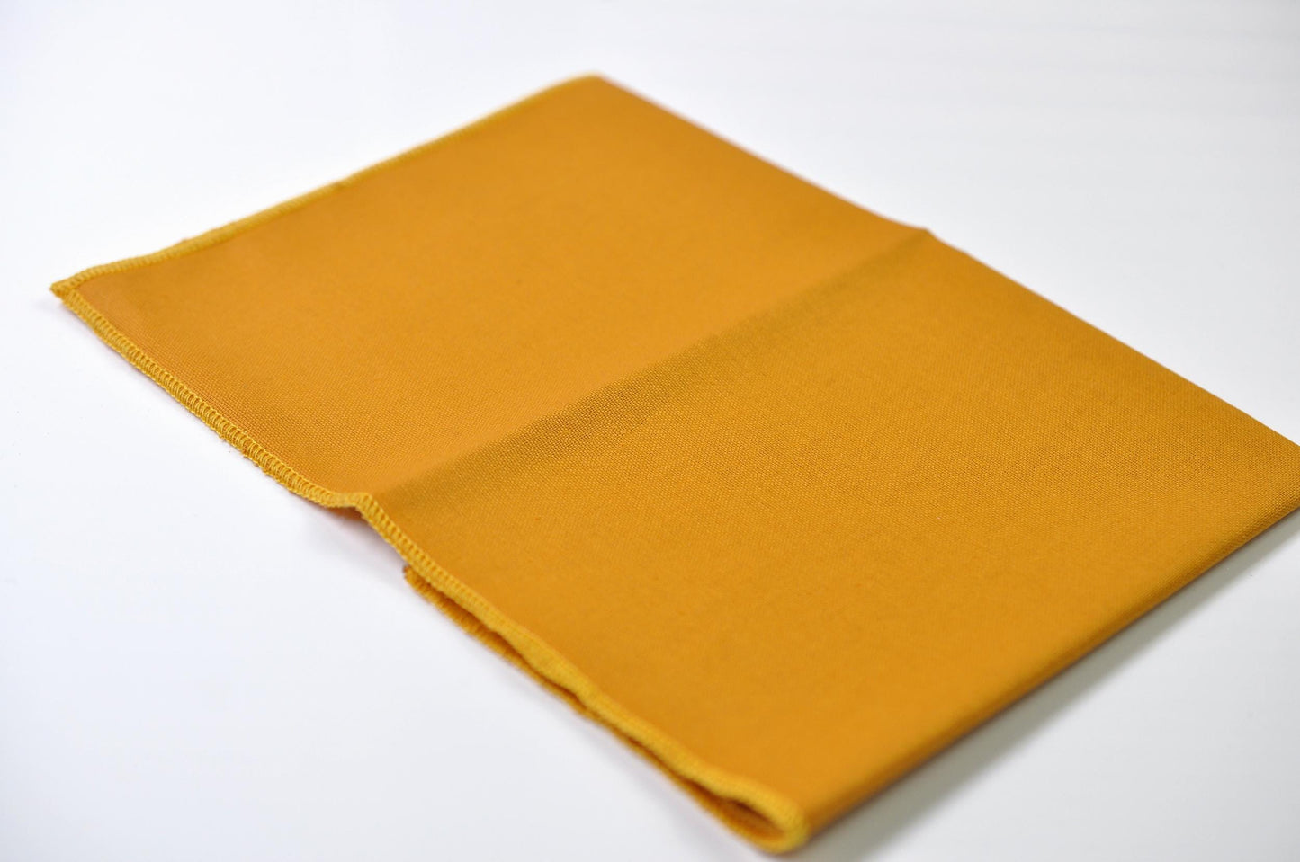 Mustard butterscotch Marigold Cotton Pocket Square Wedding Formal Hanky Handkerchief for Men / Youth / Boy Kids / Baby Infant Toddler