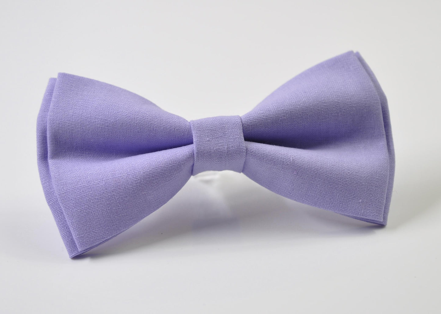 Lilac Purple Cotton Bow tie Bowtie + Cufflinks for Men Adult / Youth Teenage / Boy Kids / Toddler Baby Infant