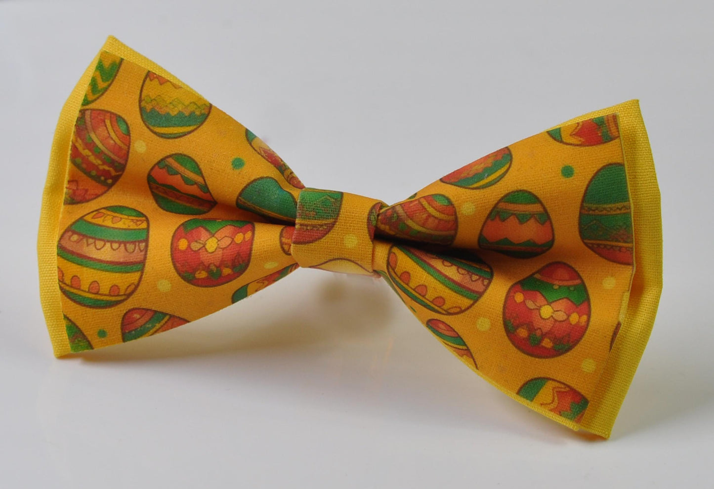 Yellow Easter Colorful Egg Eggs Cotton Bow tie + matched Elastic Suspenders Braces for Men / Youth Teenage / Boy Kids / Baby Infant Todler