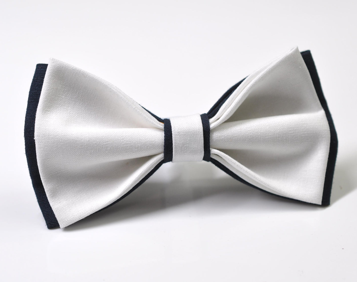 White Midnight Dark Navy Blue Bow Tie Bowtie +Pocket Squares Hanky Handkerchief Baby Infant Toddler/ Page Boy Kids Toddler /Youth / Adult