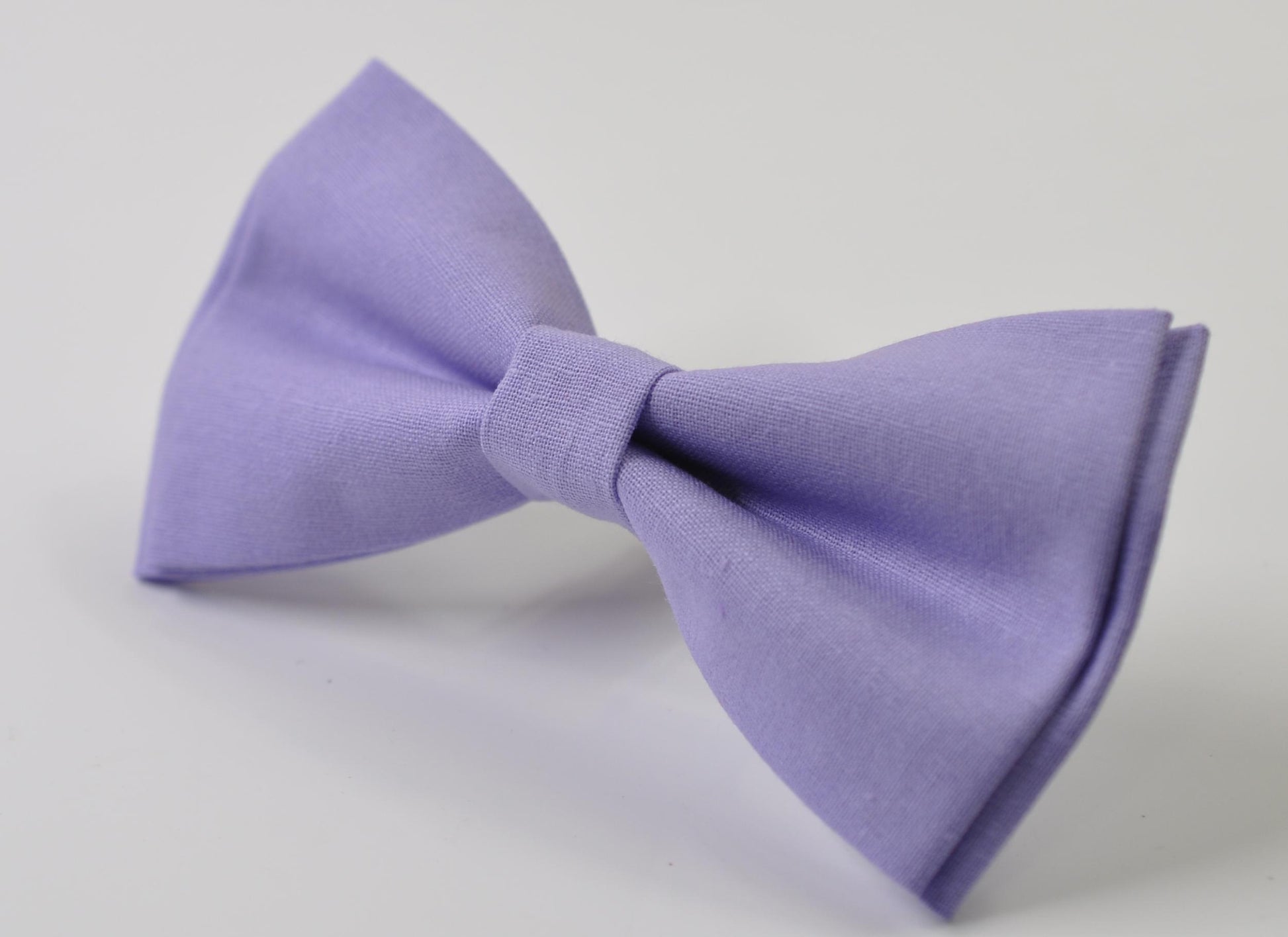 Lilac Purple Cotton Bow tie Bowtie + Cufflinks for Men Adult / Youth Teenage / Boy Kids / Toddler Baby Infant