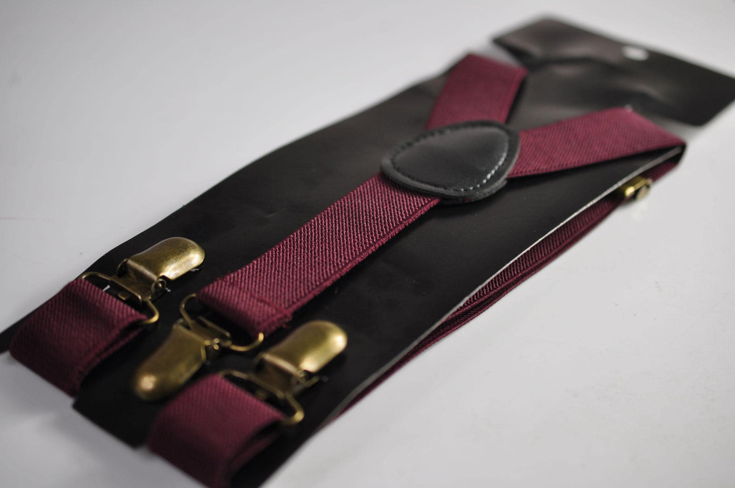 Anzac Day Australia Flag Poppy Cotton Bow tie + Wine Red Elastic Suspenders Braces for Men / Youth Teenage / Boy Kids / Baby Infant Todler