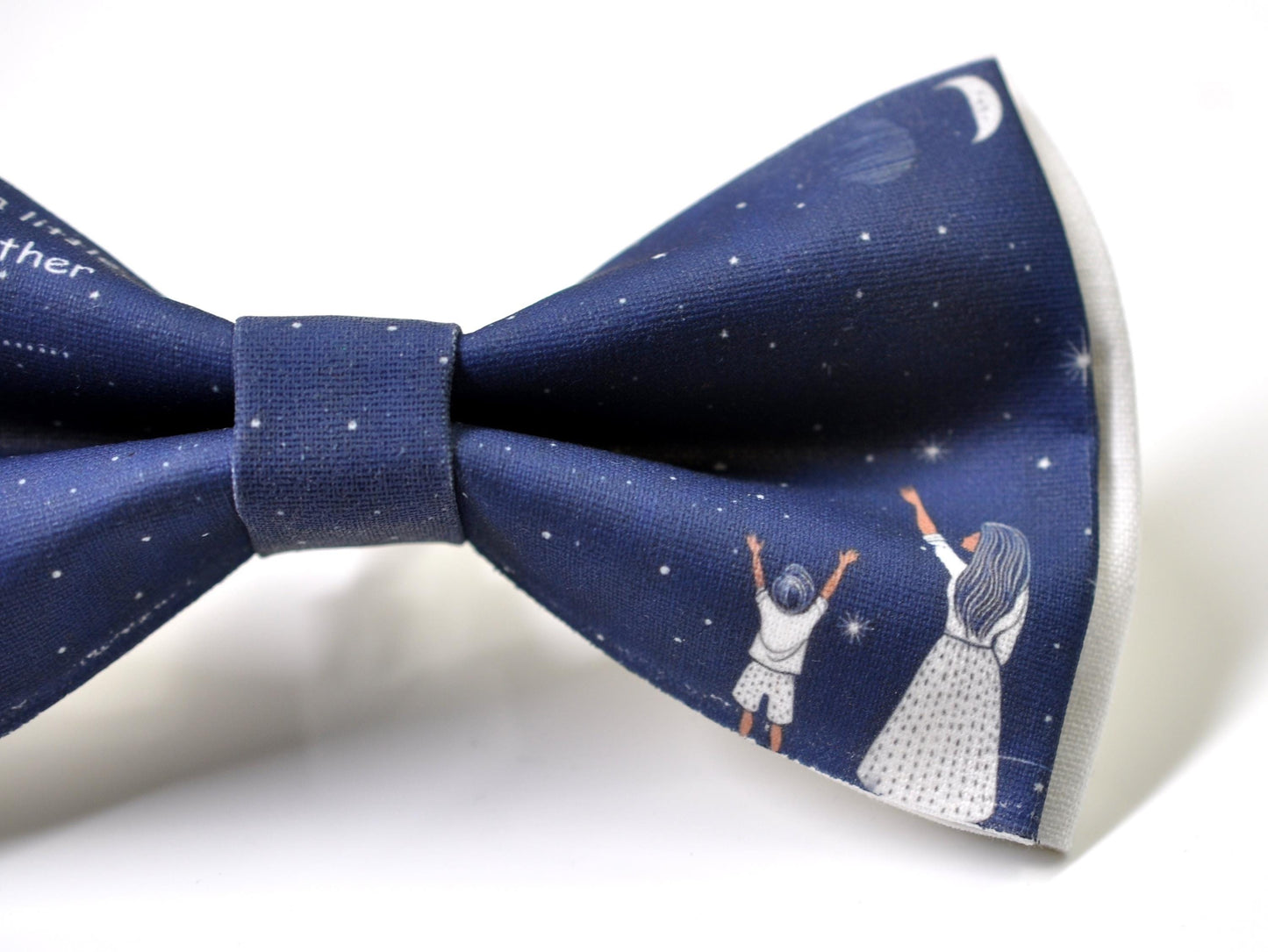 Happy Mothers day Starry Sky Bow tie + Navy Blue Elastic Suspenders Braces for Men / Youth Teenage / Boy Kids / Baby Infant Toddler