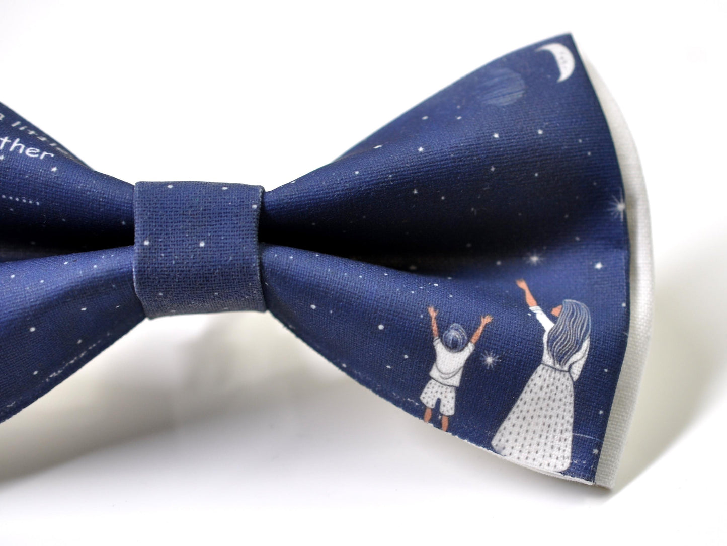 Happy Mothers day Starry Sky Bow tie + Navy Blue Elastic Suspenders Braces for Men / Youth Teenage / Boy Kids / Baby Infant Toddler