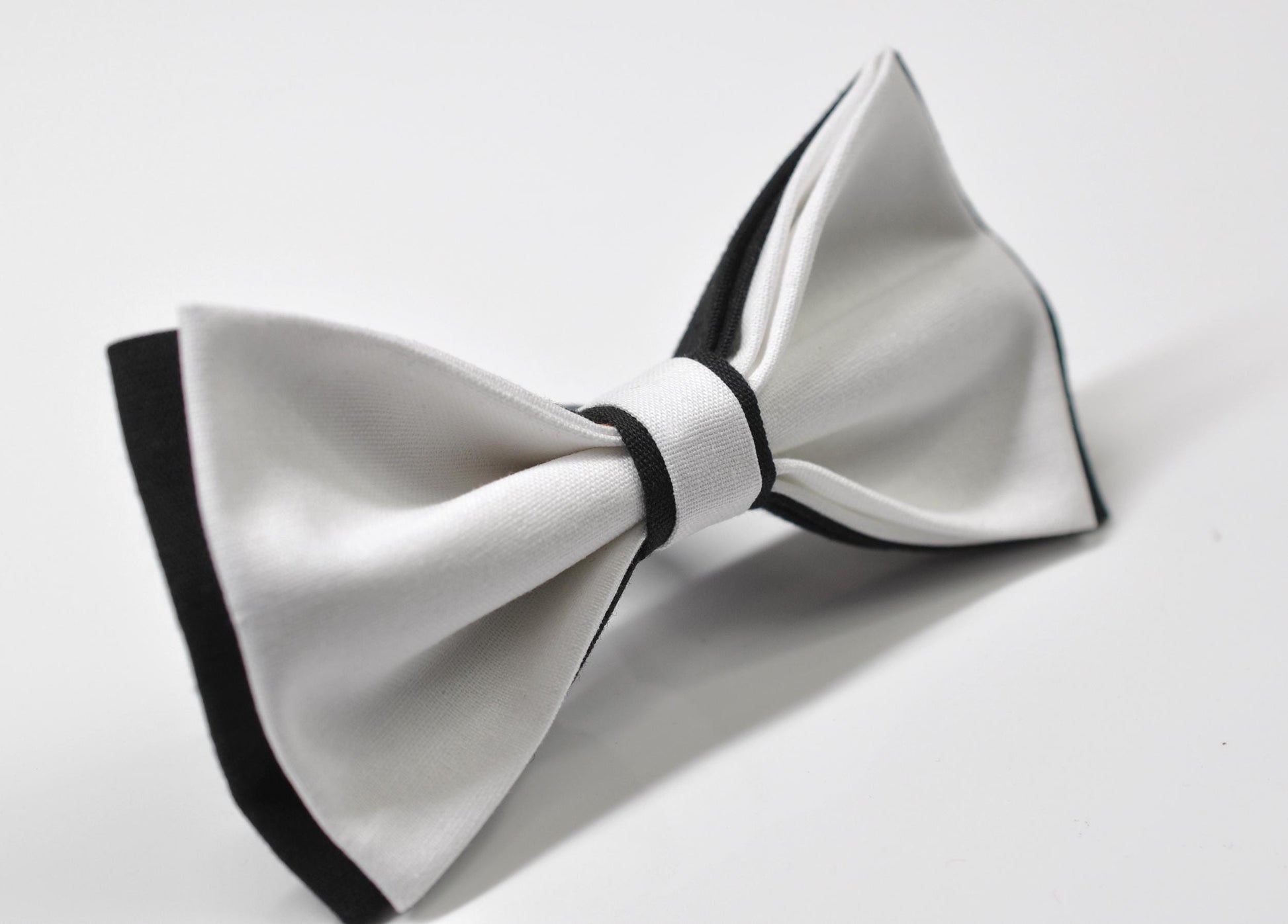 White Black Bow Tie Bowtie +Pocket Squares Hanky Handkerchief Baby Infant Toddler/ Page Boy Kids Toddler /Youth / Adult