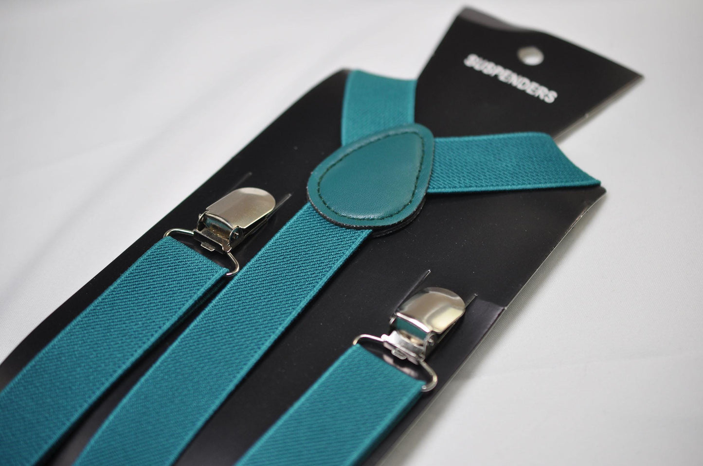 Coral Orange Teal Blue Cotton Bow tie Bowtie + Teal Blue Elastic Suspenders Braces for Men / Youth/ Boys Kids / Baby Infant Toddler