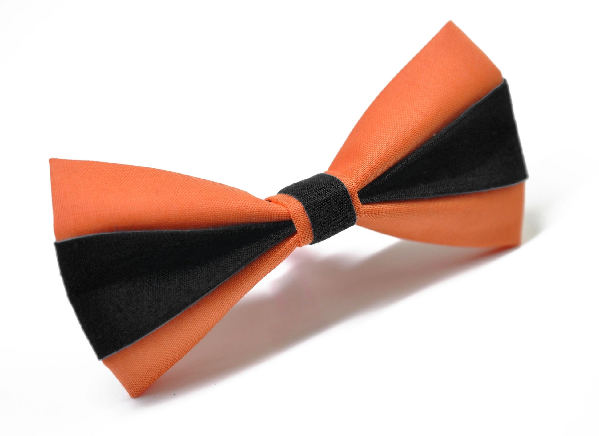 Black Coral Orange Cotton Pre tied Bow tie Bowtie for Men Adult / Youth Teenage / Boy Kids / Baby Infant