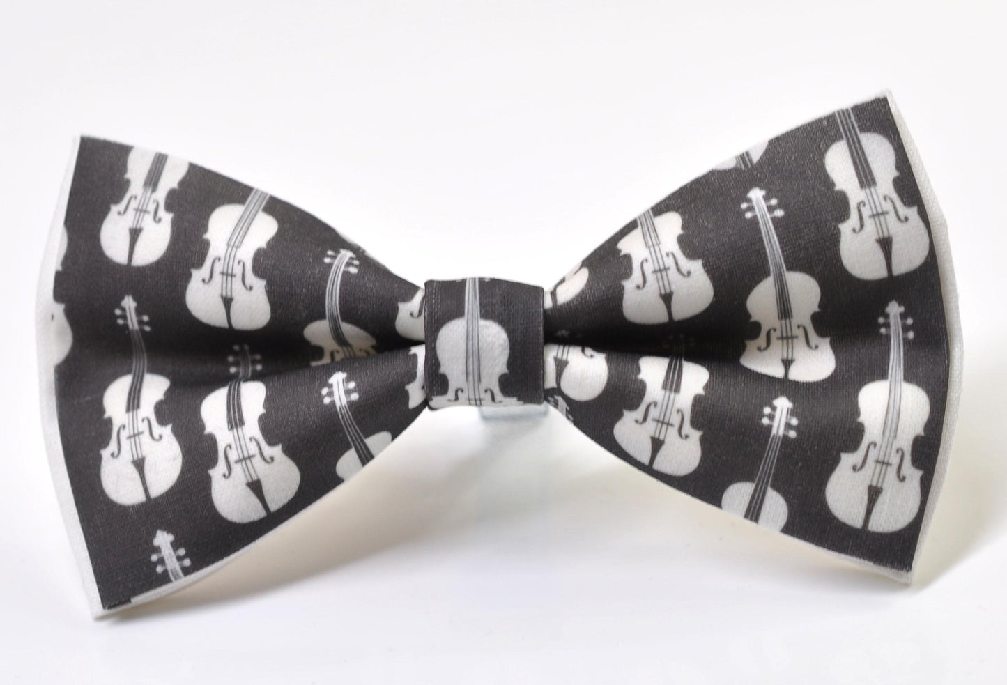 Black White Cotton Music Violin Bow Tie Bowtie for Baby Infant Toddler/ Page Boy Kids Toddler / Teenage Youth / Adult
