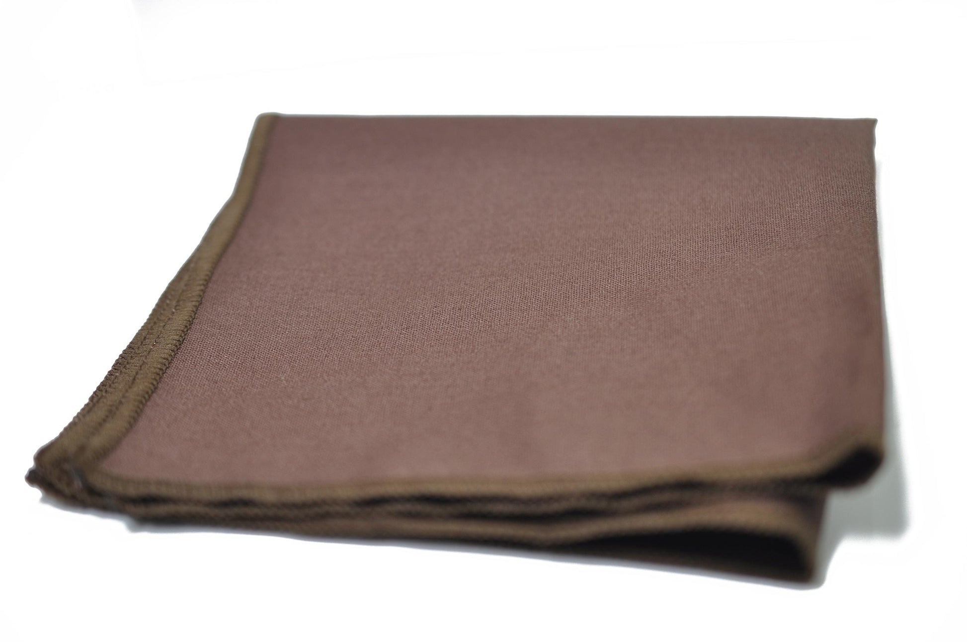 Dark Brown Coffee Cotton Pocket Square Wedding Formal Hanky Handkerchief for Men / Youth / Boy Kids / Baby Infant Toddler