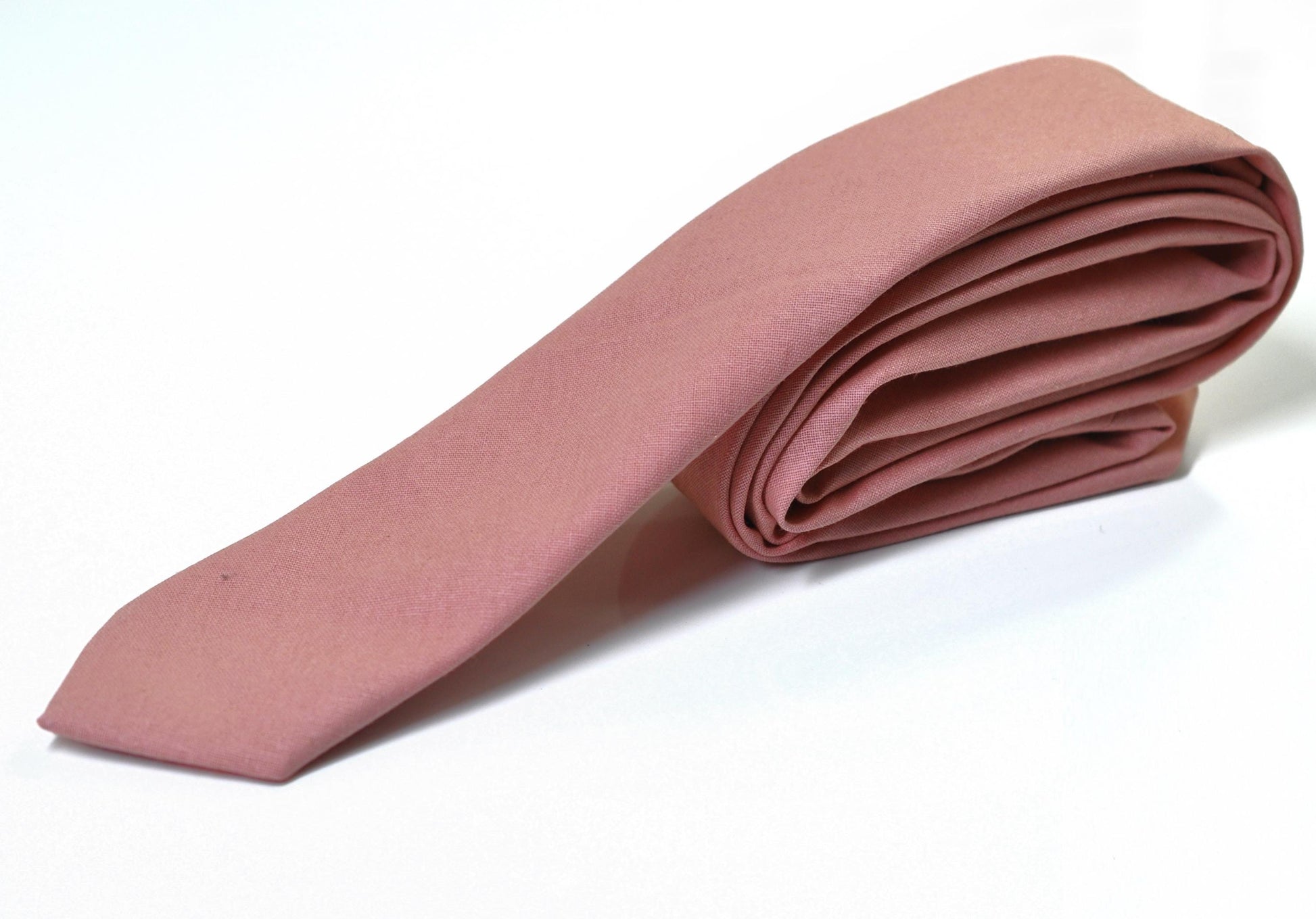 Men Dusky Dusty Rose Pink Blush Pink Handmade Neck Tie + Bow Tie Bowtie + matched pocket Square Hanky Handkerchief Wedding