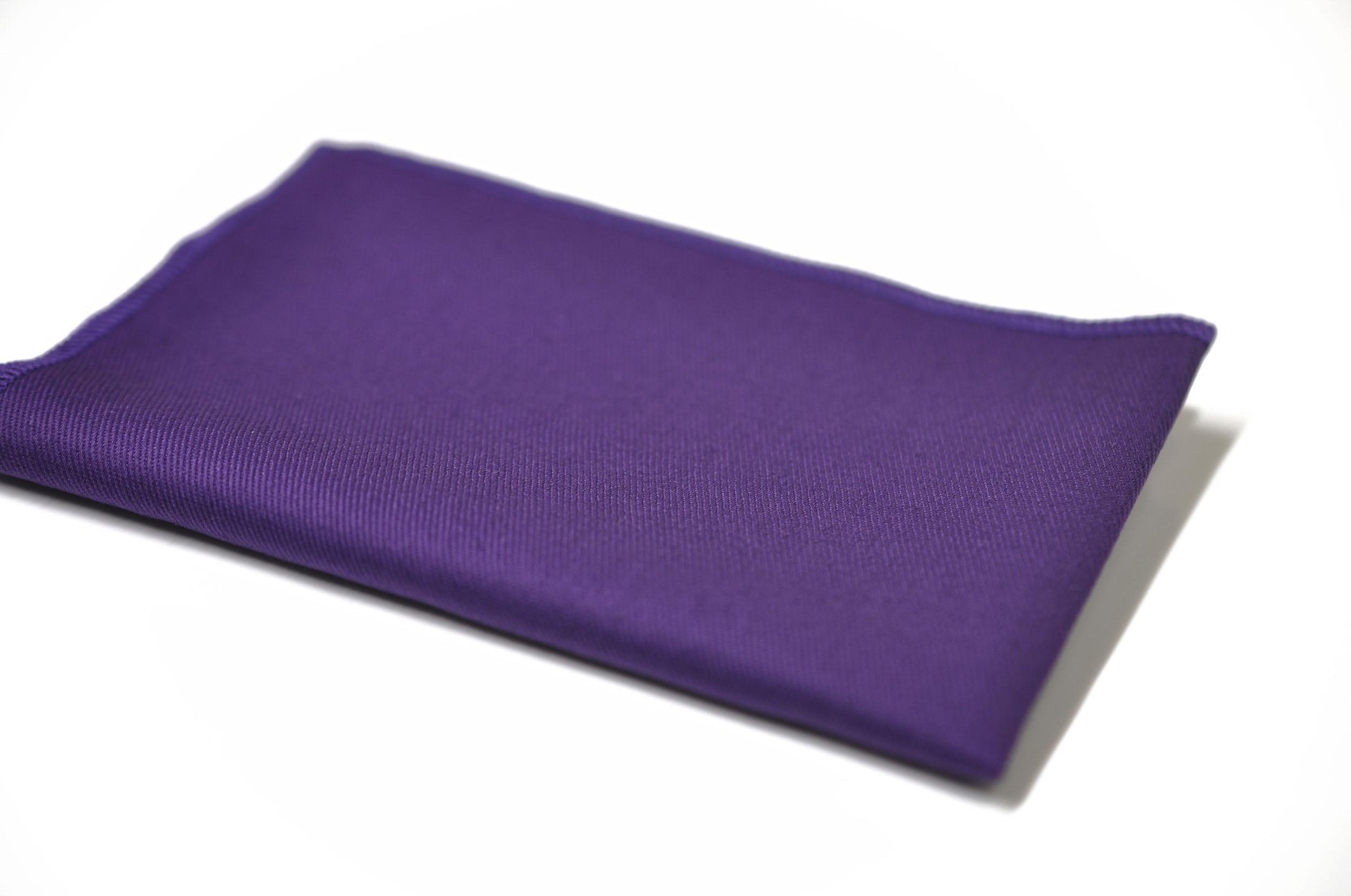 Eggplant Purple Dark Violet Purple Cotton Pocket Square Wedding Formal Hanky Handkerchief for Men / Youth / Boy Kids / Baby Infant Toddler