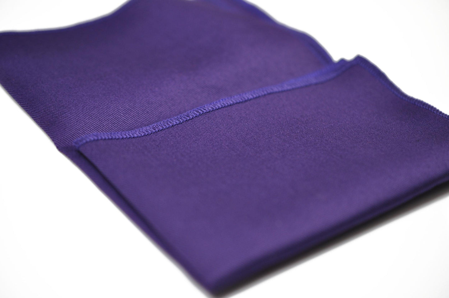 Eggplant Purple Dark Violet Purple Cotton Pocket Square Wedding Formal Hanky Handkerchief for Men / Youth / Boy Kids / Baby Infant Toddler