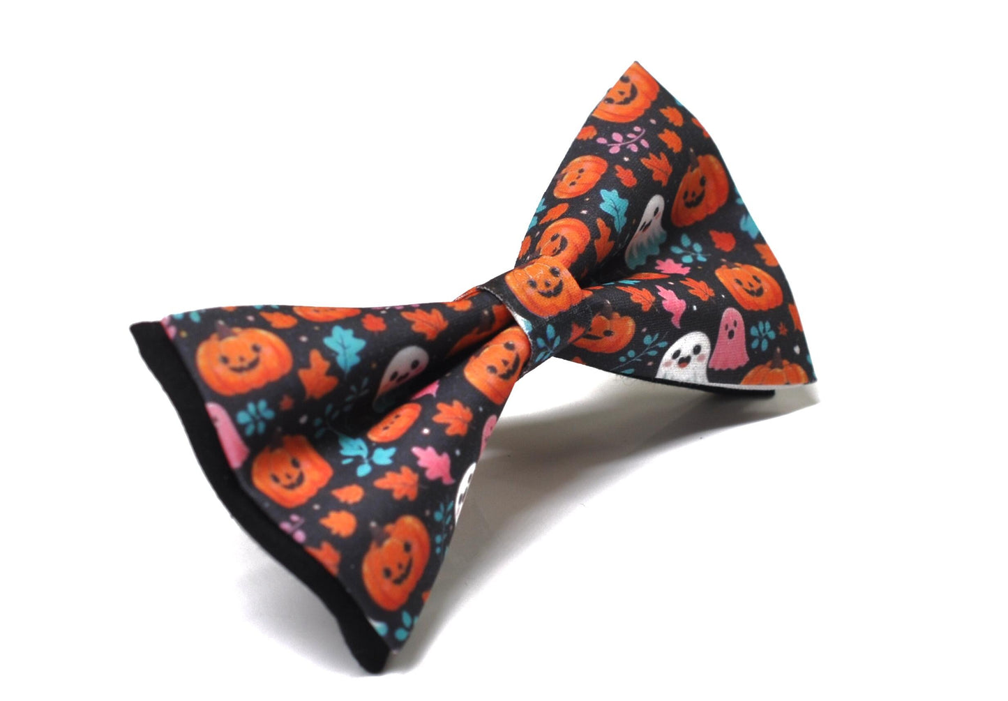 Halloween Cute Ghosts & Pumpkins Bow tie Bowtie + Black Suspenders Braces for Men / Youth Teenage / Boys Kids / Baby Infant Toddler