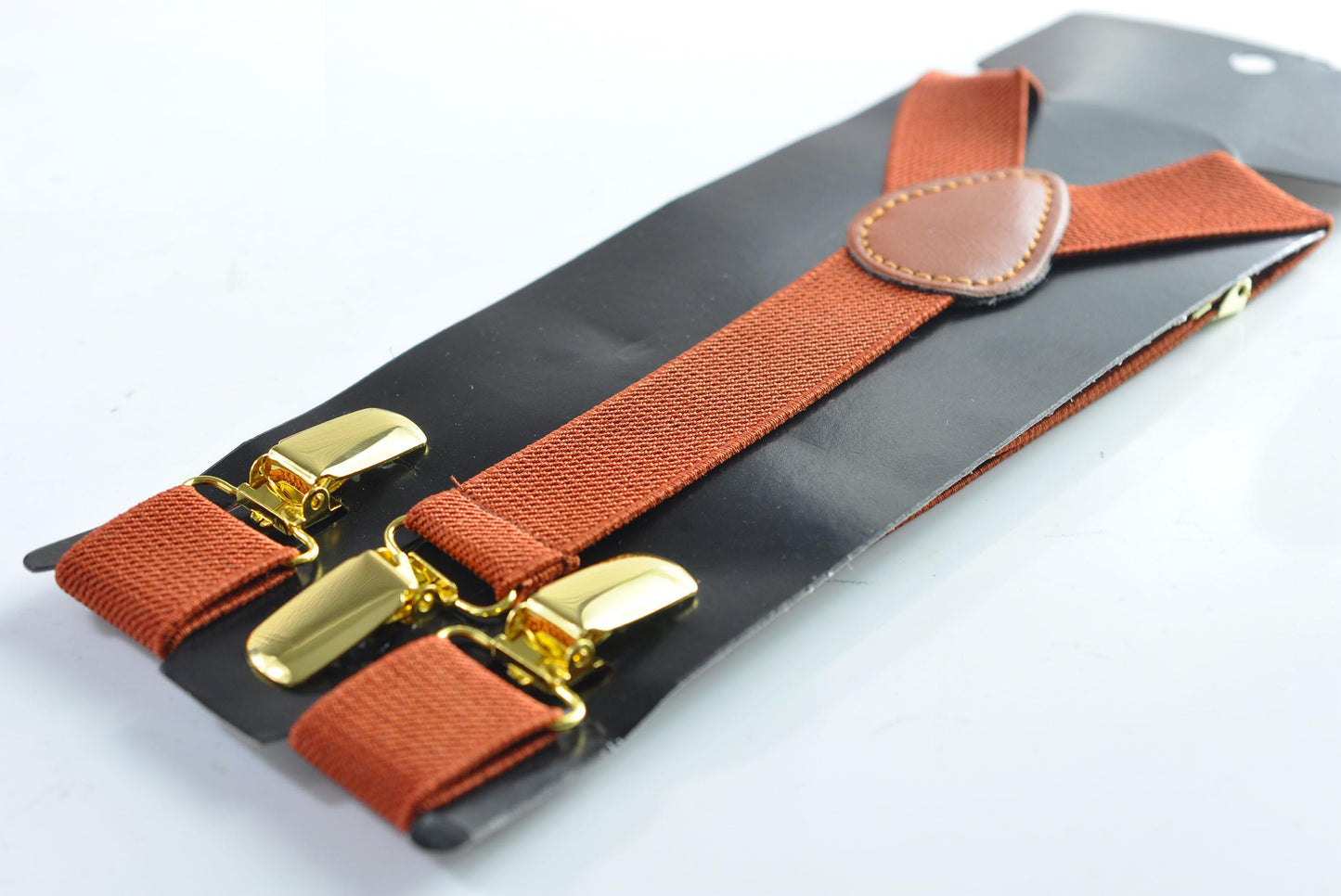 Gold Seahorse & Seaweed Blue Bow tie Bowtie + Burnt Orange Suspenders Braces for Men / Youth Teenage/ Boys Kids / Baby Infant Toddler