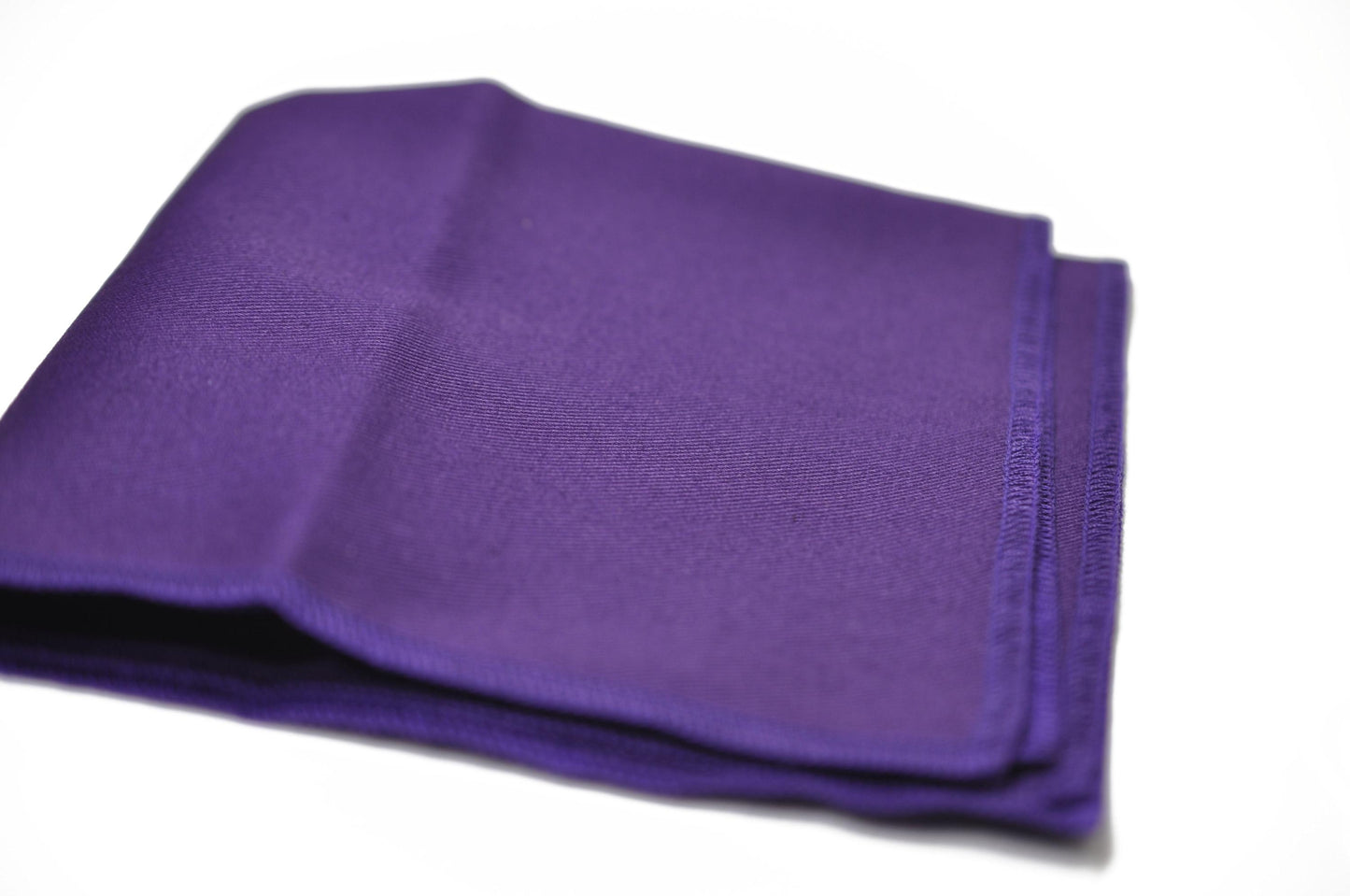 Eggplant Purple Dark Violet Purple Cotton Pocket Square Wedding Formal Hanky Handkerchief for Men / Youth / Boy Kids / Baby Infant Toddler