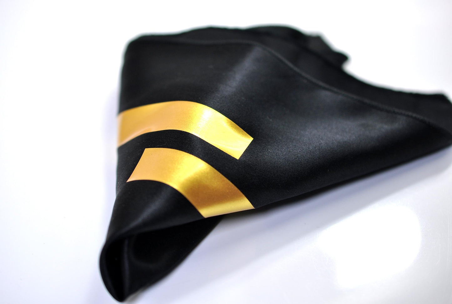 Men Men's Silk Green White Black and Gold Shining Handmade Pocket Squares for Wedding Formal Hanky Handkerchief