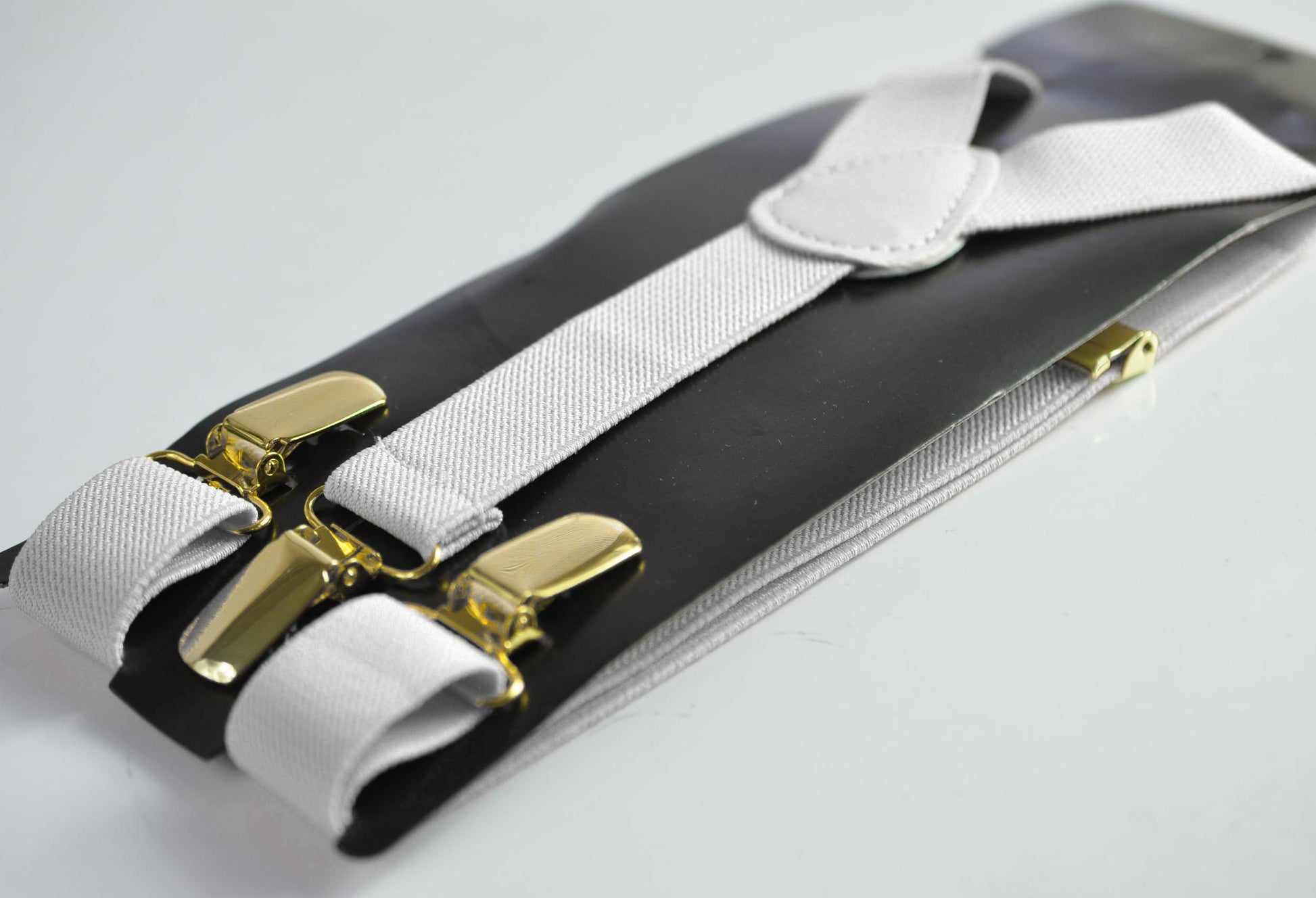 Black Dinosaur White Cotton Bow tie Bowtie + White Suspenders Braces for Men / Youth Teenage/ Boys Kids / Baby Infant Toddler