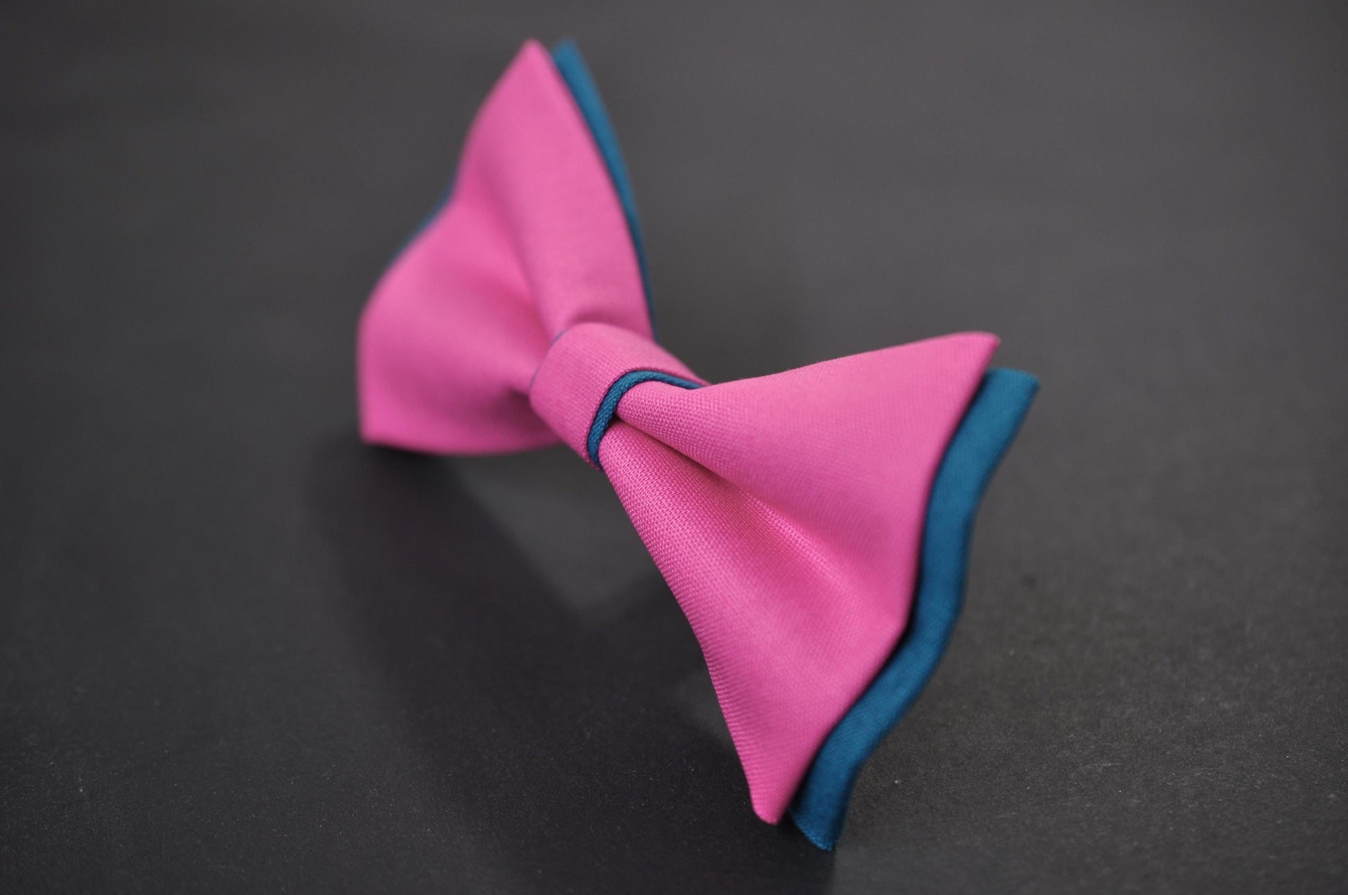 Teal Blue Candy Pink Cotton Pre tied Bow tie Bowtie for Men Adult / Youth Teenage / Boy Kids / Baby Infant