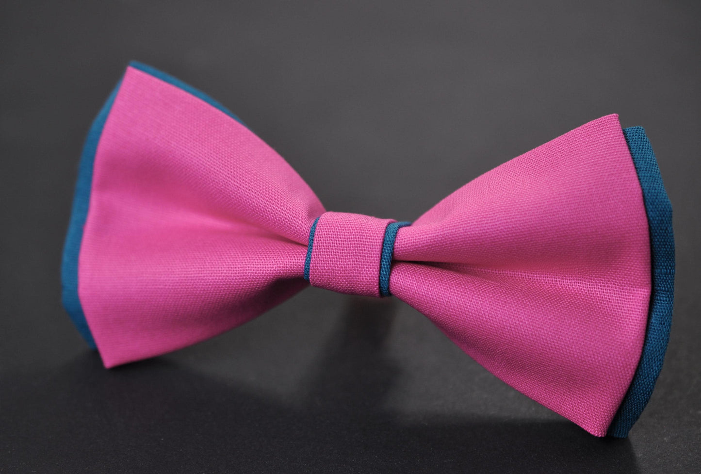 Teal Blue Candy Pink Cotton Pre tied Bow tie Bowtie for Men Adult / Youth Teenage / Boy Kids / Baby Infant