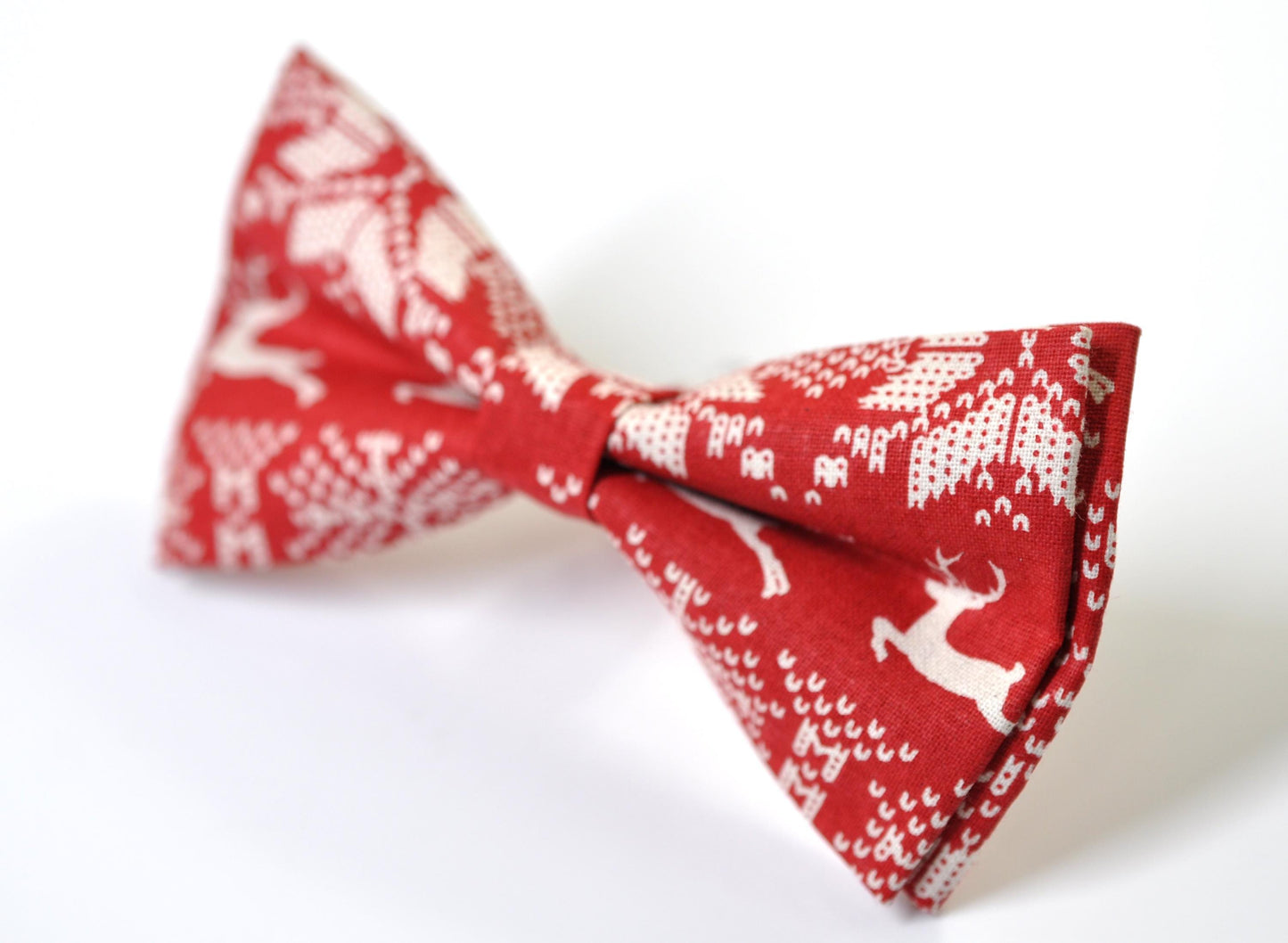 Red White Deer Elks ELK Christmas Bow tie Bowtie + Pocket Squares + Red Suspenders Braces Men /Youth/ Boys Kids/ Baby Infant Toddler