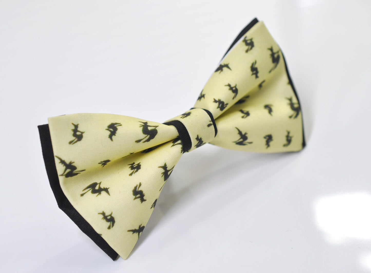 Halloween Black Witch on Broomstick Bow tie Bowtie + Black Suspenders Braces for Men / Youth Teenage/ Boys Kids / Baby Infant Toddler