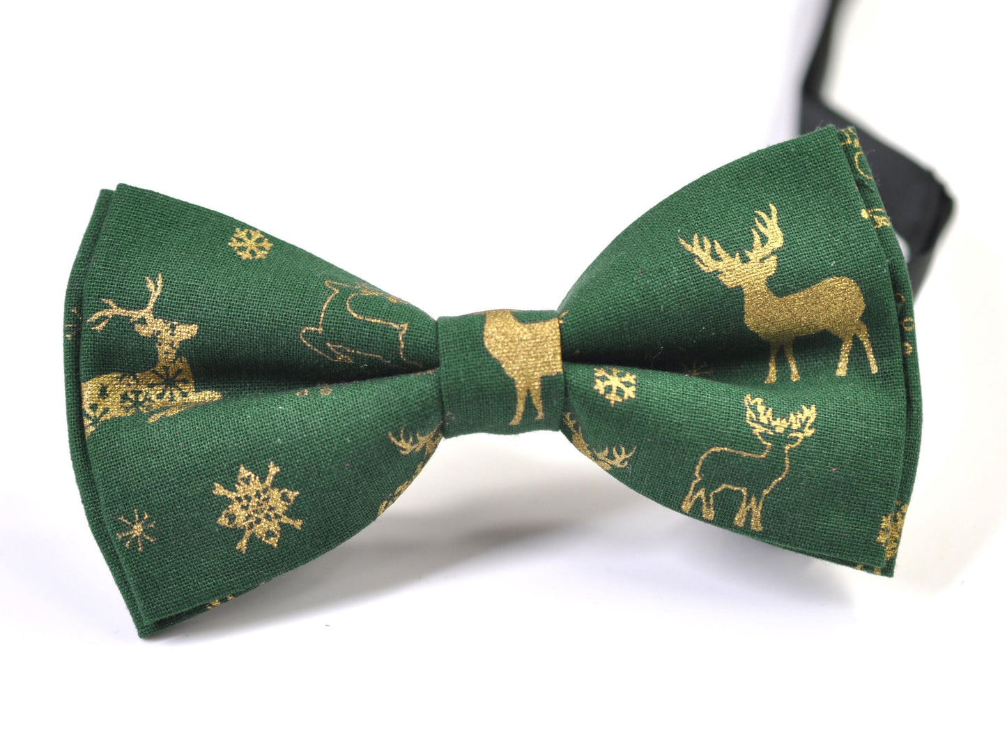 Gold Elk Elks Green Christmas Bow tie Bowtie + Pocket Squares +Green Tan Suspenders Braces Men /Youth/ Boys Kids/ Baby Infant Toddler