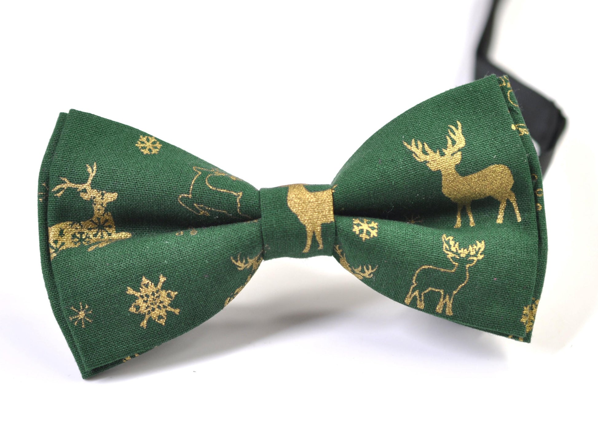 Gold Elk Elks Green Christmas Bow tie Bowtie + Pocket Squares +Green Tan Suspenders Braces Men /Youth/ Boys Kids/ Baby Infant Toddler