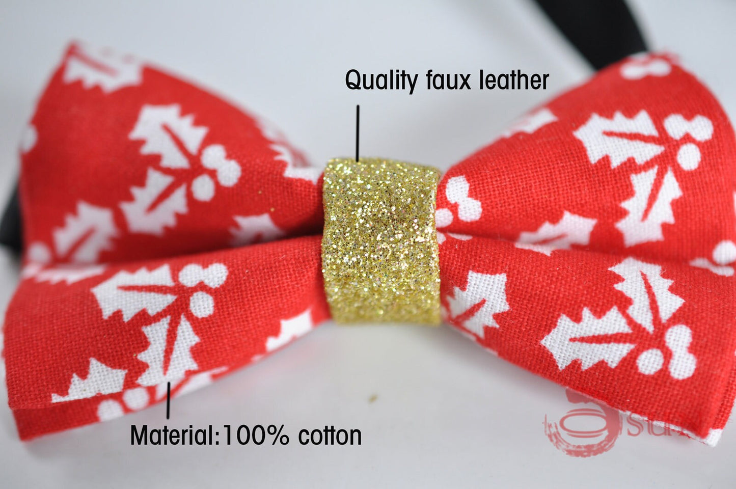 Boys Kids 100% Cotton Xmas Christmas TODDLER Bow Tie Bowtie Party Wedding 1-6 Years Old