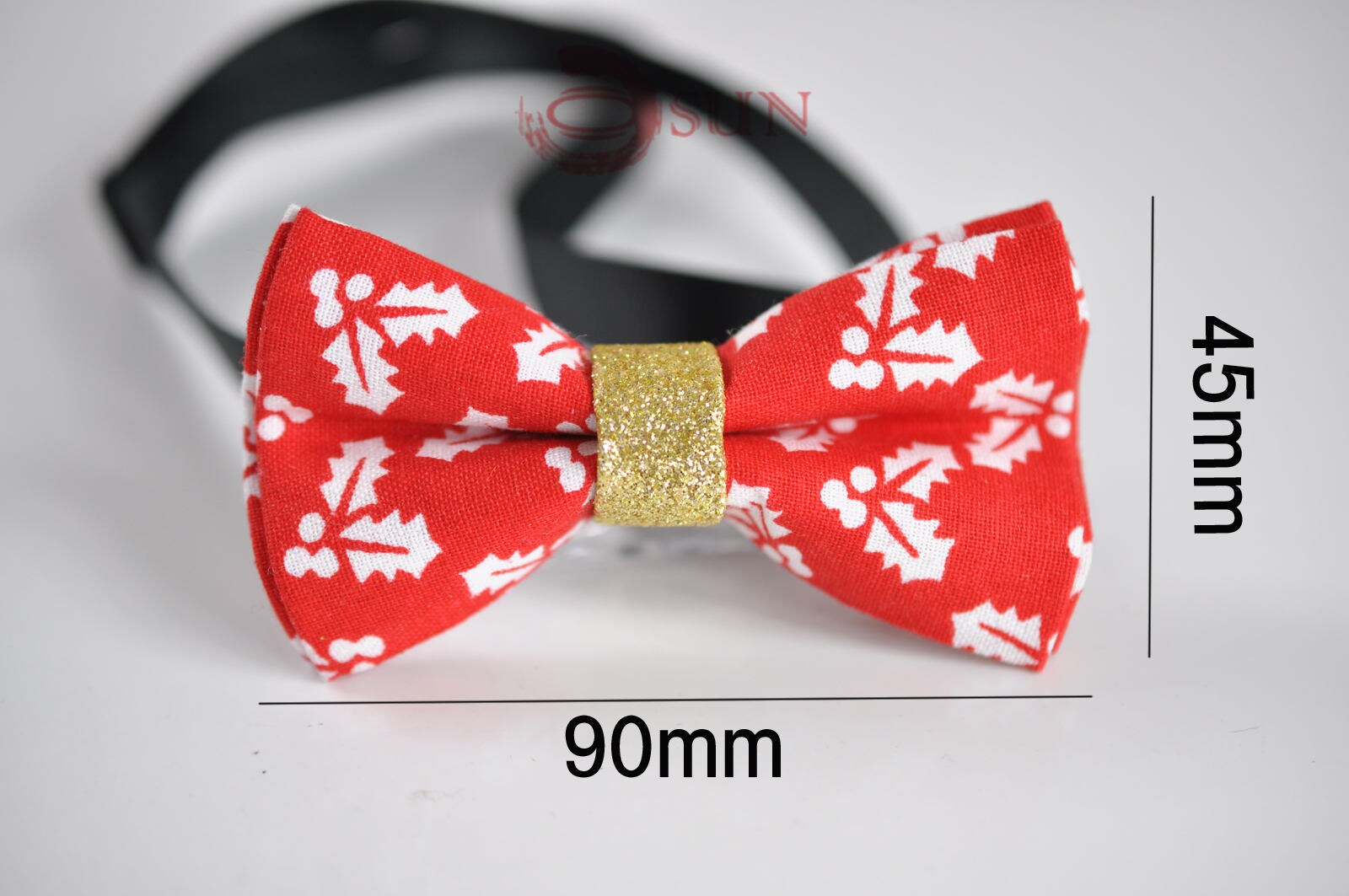 Boys Kids 100% Cotton Xmas Christmas TODDLER Bow Tie Bowtie Party Wedding 1-6 Years Old