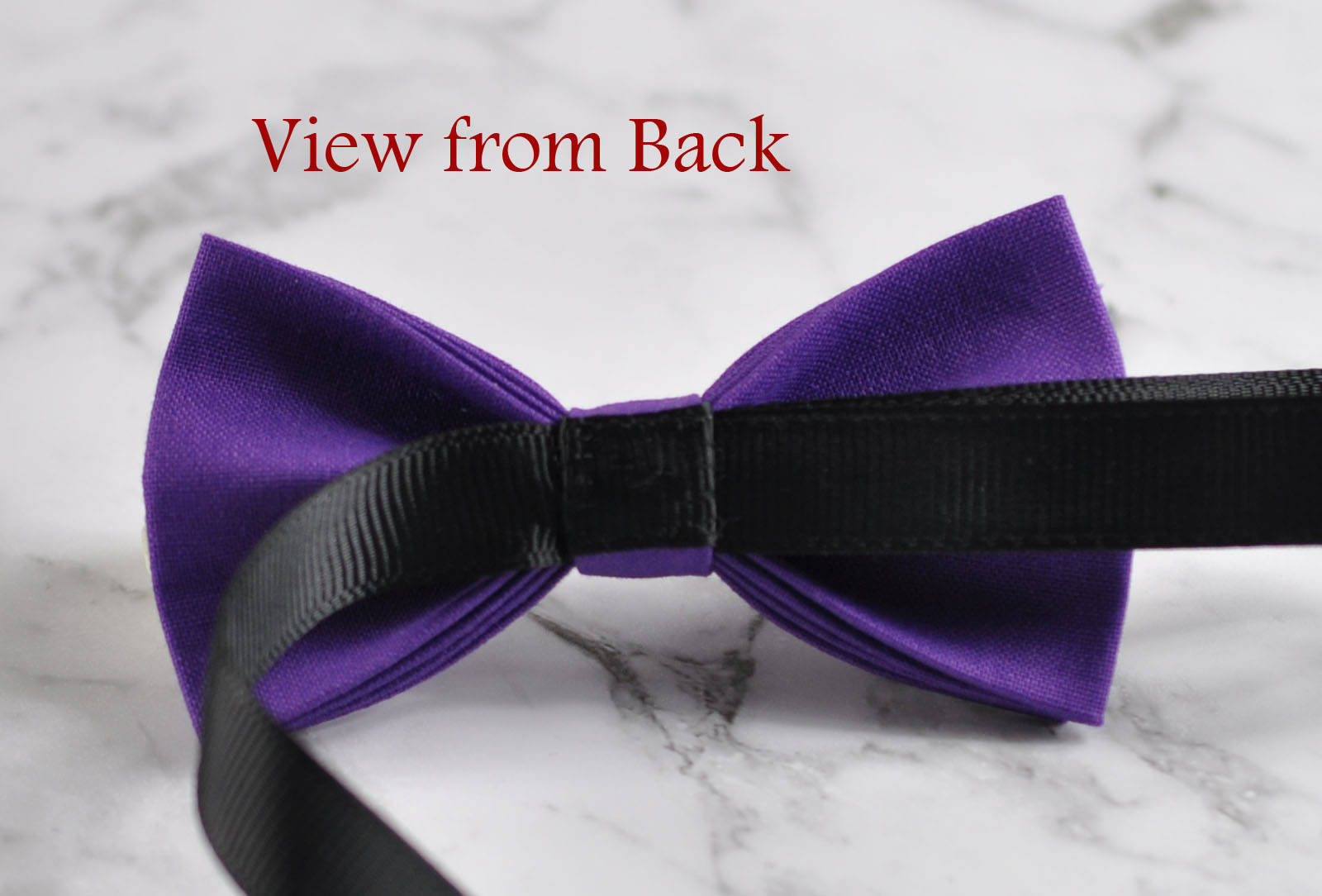 MEN Women 100% Cotton Hand made Matte Purple Bow Tie Bowtie Wedding Party