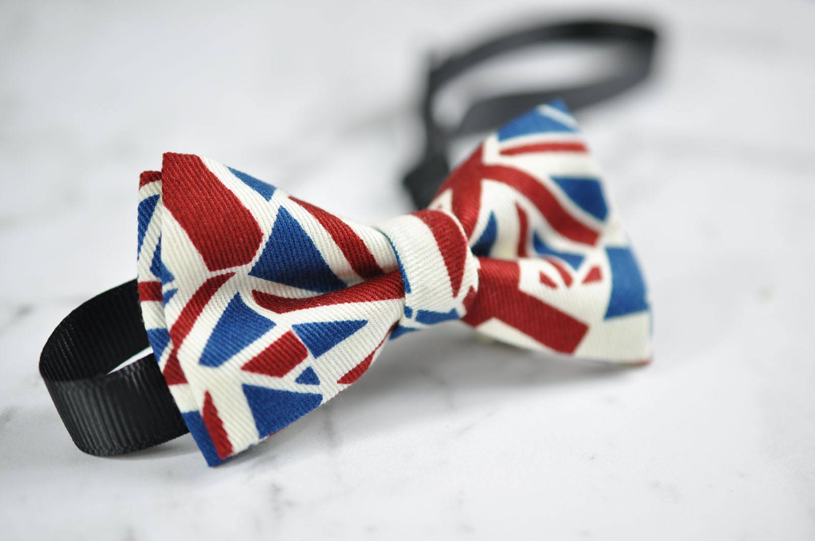 Boy Kids Baby UK United Kingdom BRITISH Flag Cotton Bow Tie Bowtie 1-6 Years Old