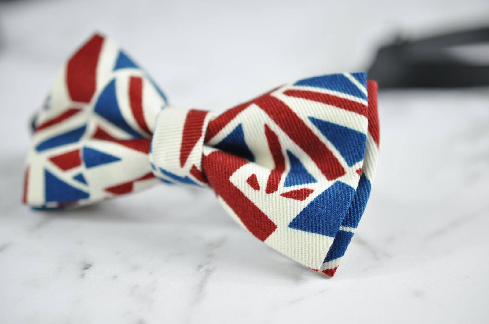 Boy Kids Baby UK United Kingdom BRITISH Flag Cotton Bow Tie Bowtie 1-6 Years Old