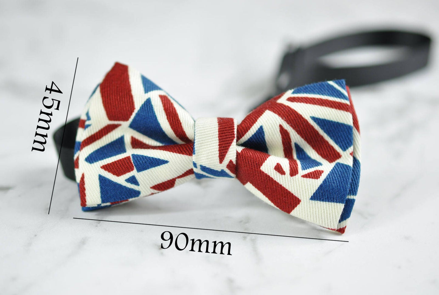 Boy Kids Baby UK United Kingdom BRITISH Flag Cotton Bow Tie Bowtie 1-6 Years Old