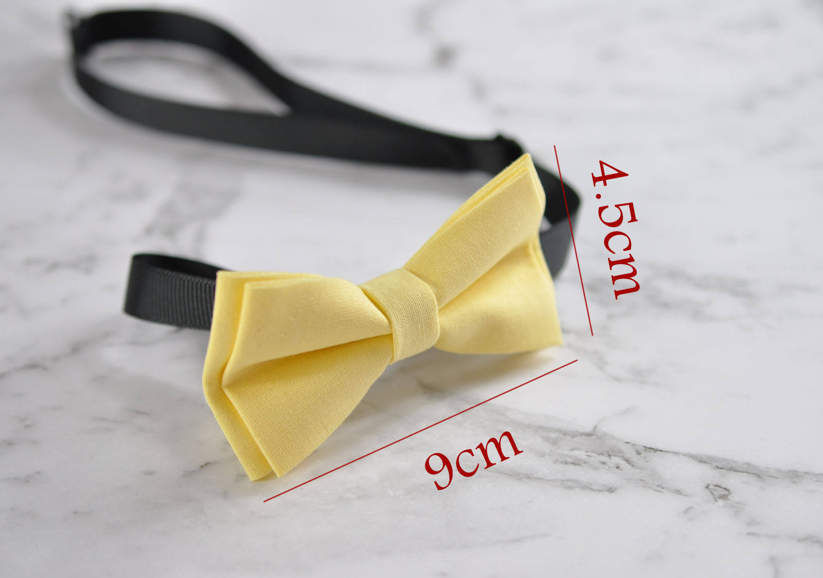 Boy Kids Baby 100% Cotton Baby Yellow Bow Tie Bowtie Party Wedding 1-6 Years Old