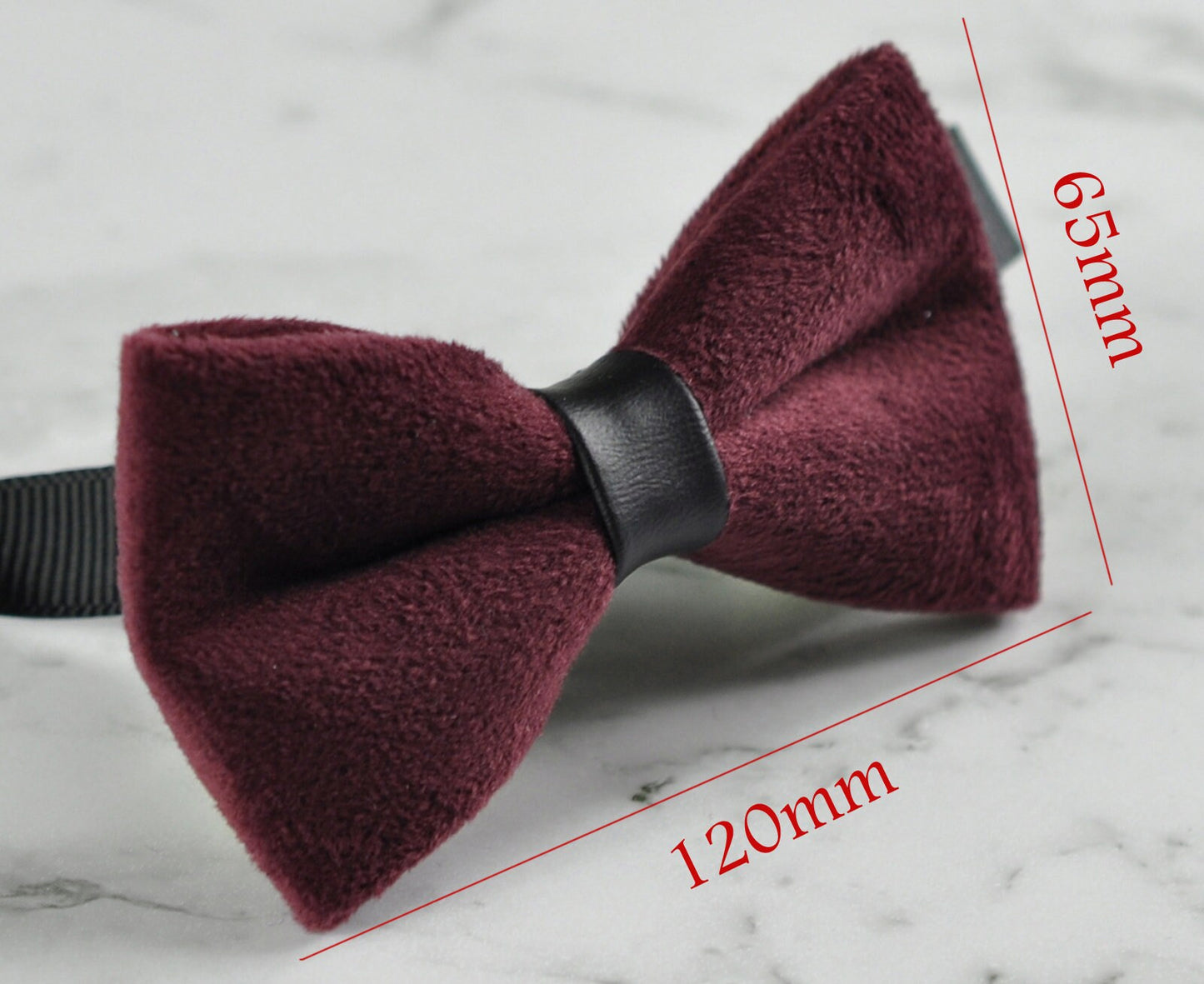 Men Unisex Eggplant Egg Plant PURPLE RED Velvet Bow Tie Bowtie Craft Wedding Party Pretied