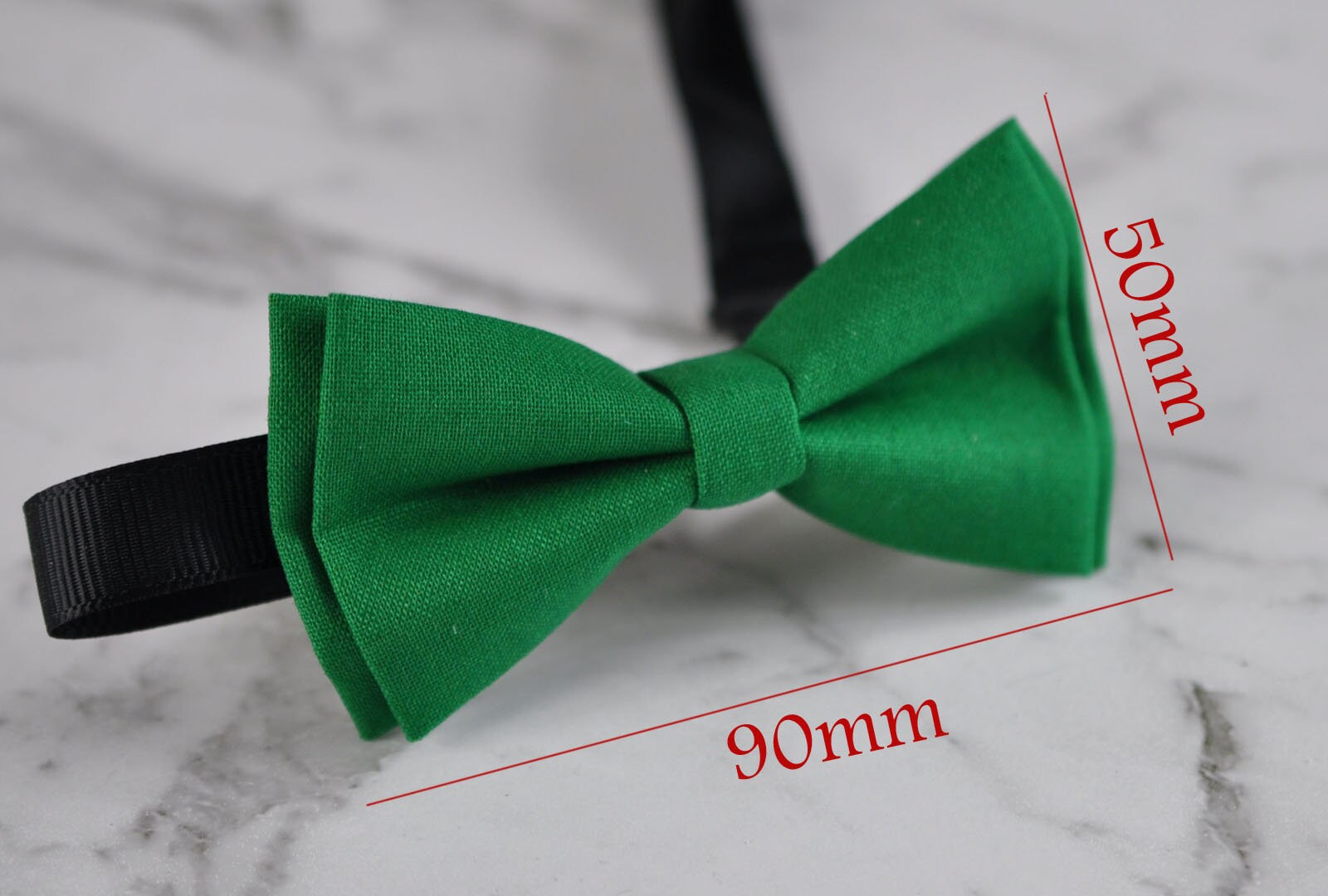 Boy Kids Baby 100% Cotton Evergreen Ever Deep Green Bow Tie Bowtie Party Wedding 1-6 Years Old